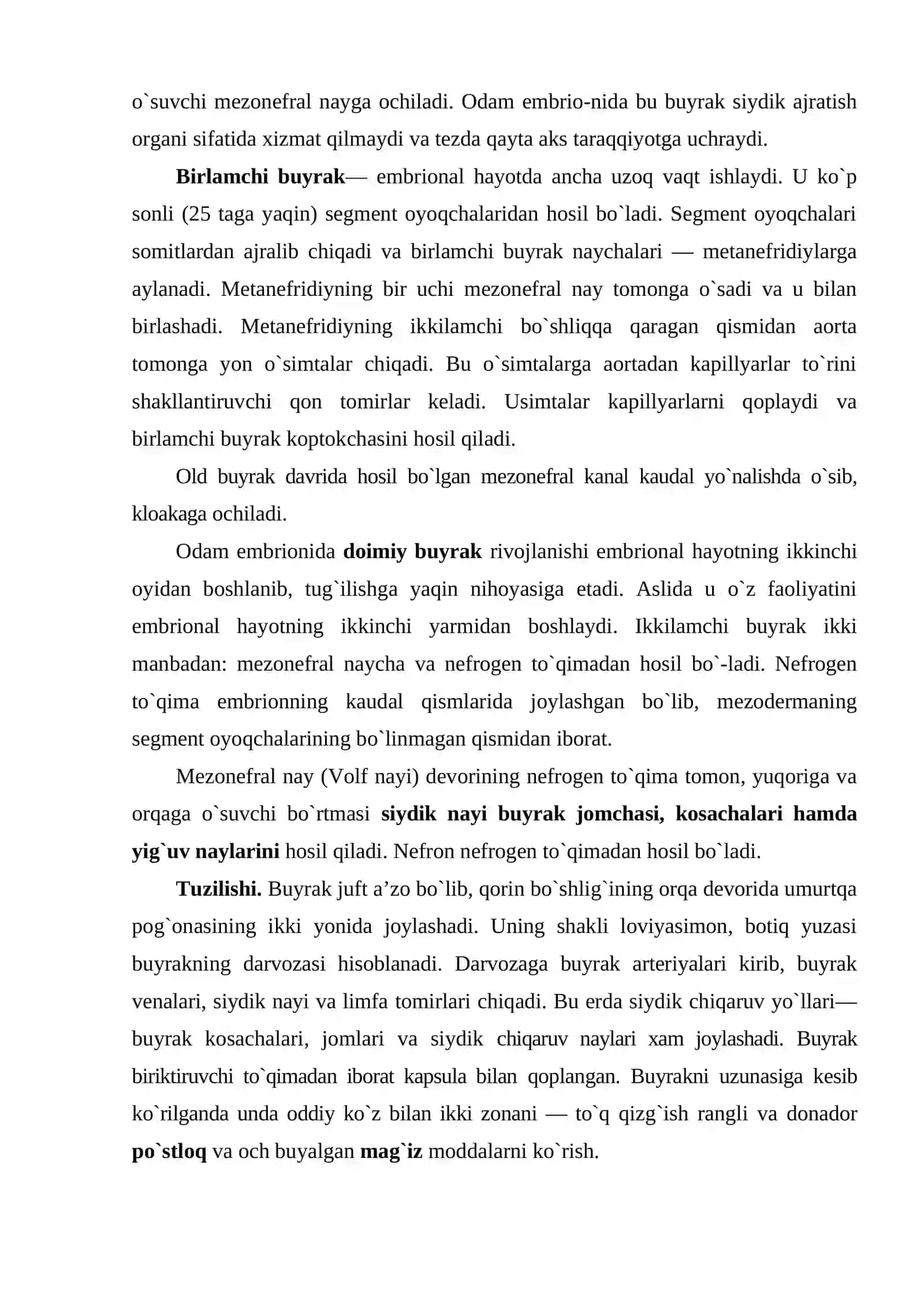 Siydik ajratish tizimi 3