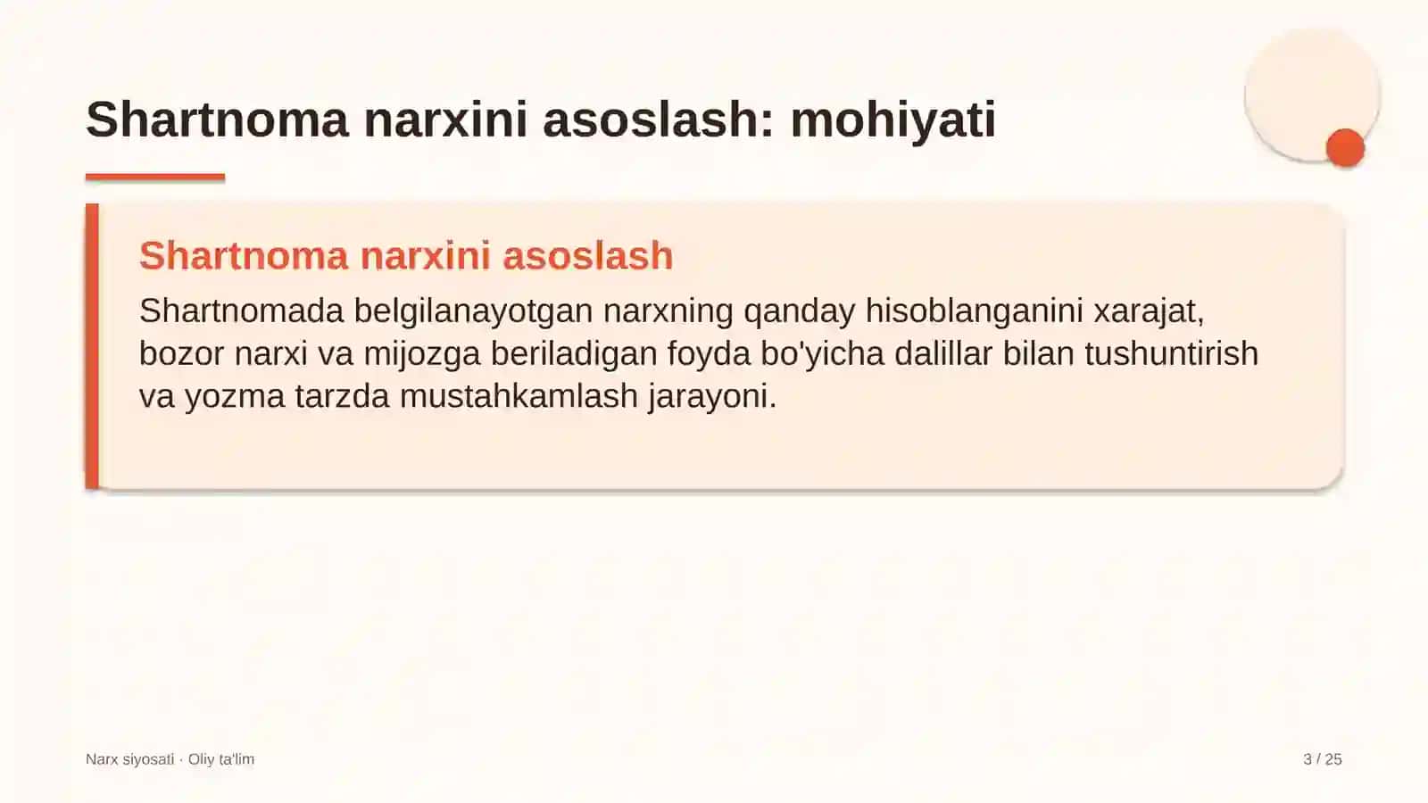 yuqori tezlikdagi temir yo'l qatnovida shartnoma narxini asoslash 1484 3