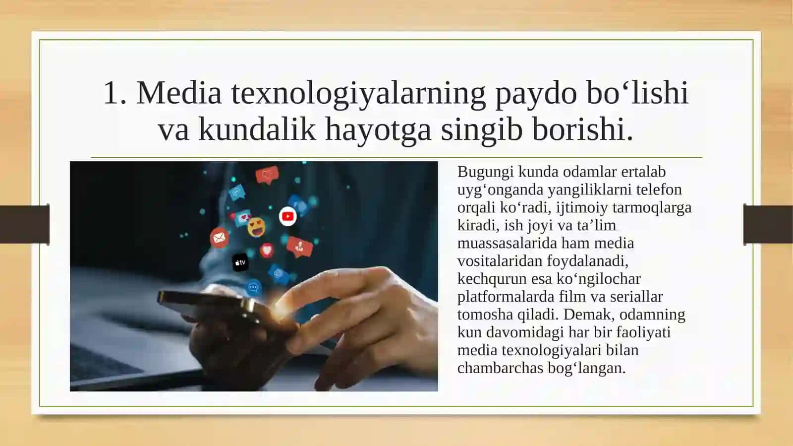 Media texnologiyalar kundalik hayotda 3