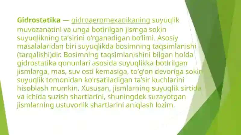Gidrostatikbosimni aqlash 3