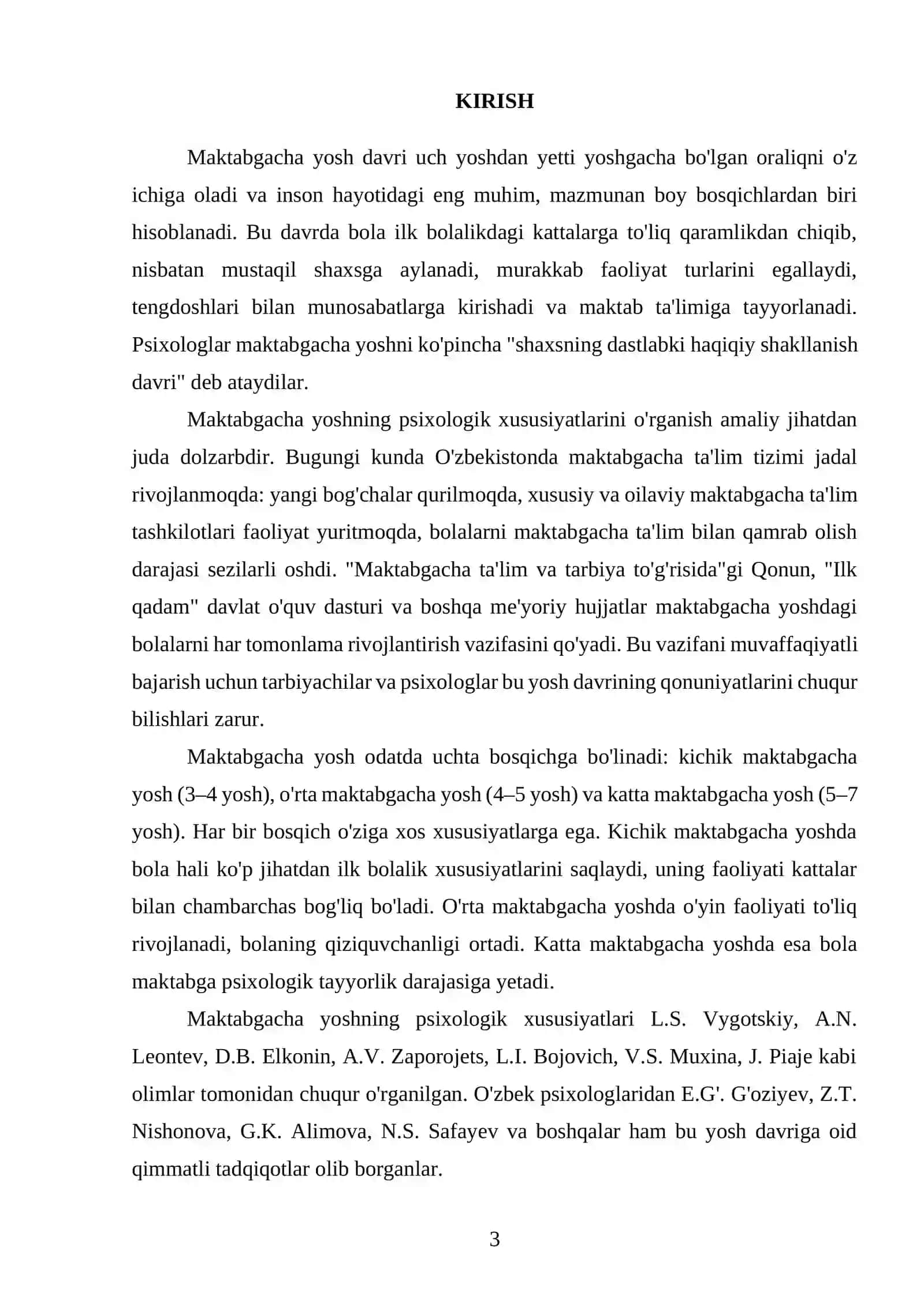 Maktabgacha yosh davrining psixologik xususiyatlari 3