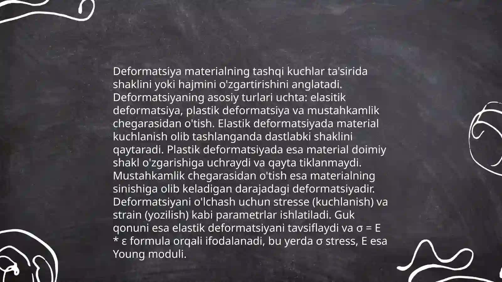 Deformatsiya va uning turlari 3