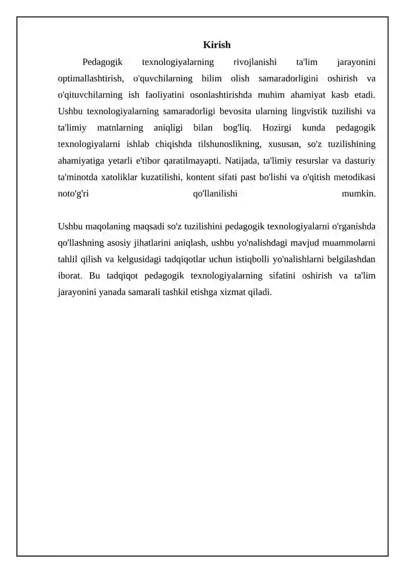 So‘z tarkibini pedagogik texnologiyalarni o‘rganishda qo‘llash 3