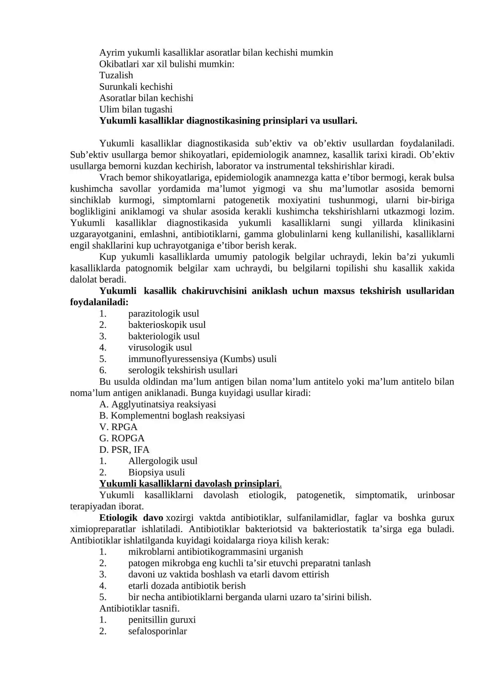 YUQUMLI KASALLIKLAR FANIGA KIRISH. VIRUSLI GEPATITLARNING (A, E) ERTA VA QIYOSIY TASHXISOTI 3