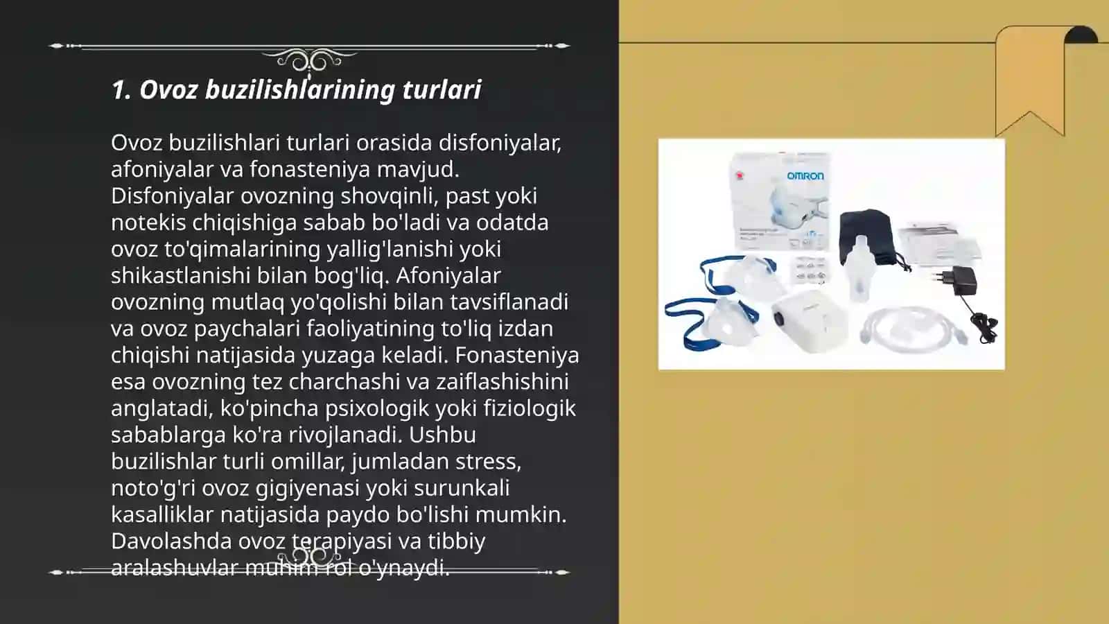Ovoz buzilishlarini bartaraf etishda S.L. Taptapova va E.S. Almazova metodikasi 3