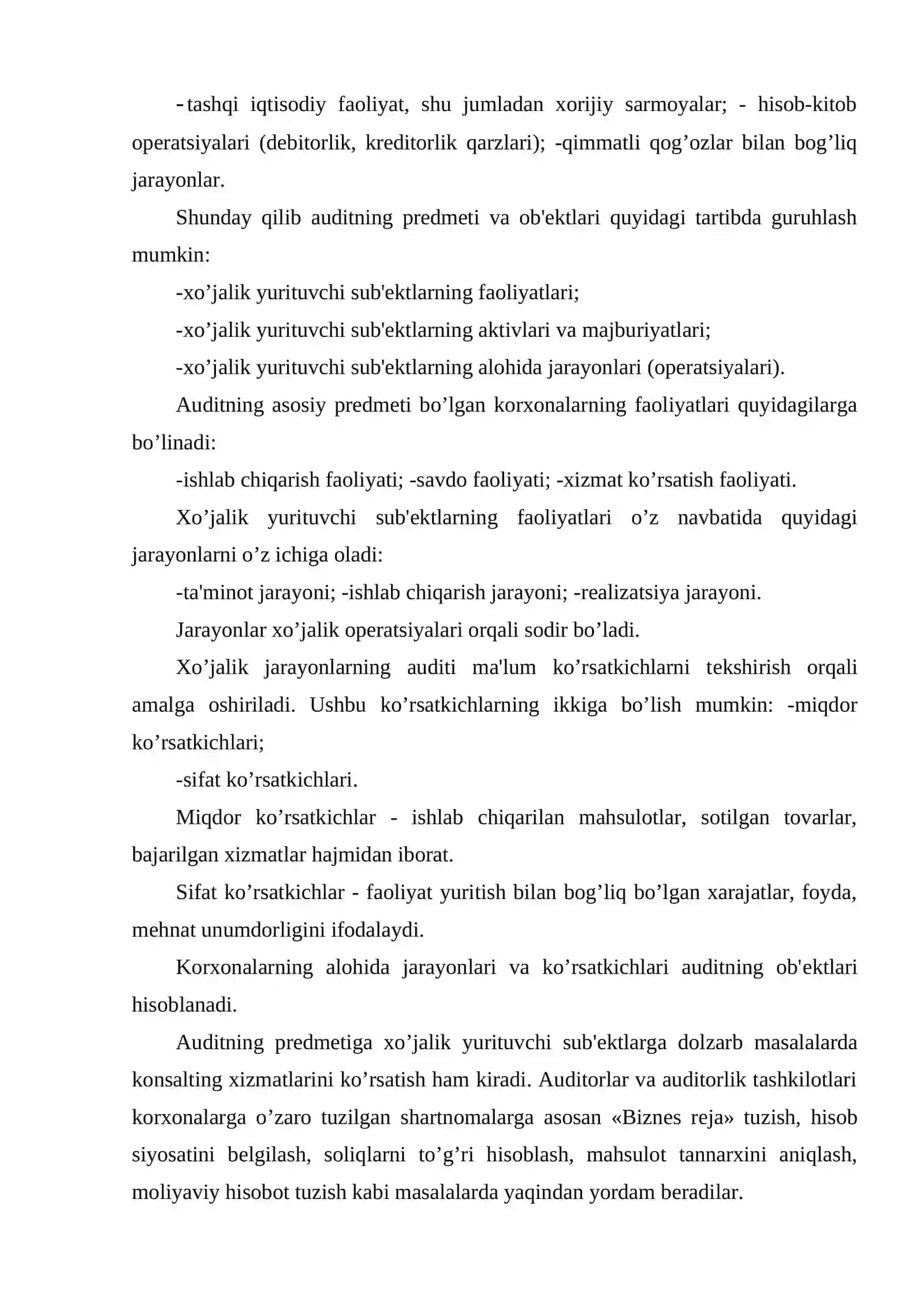 Auditning prеdmеti va uslublari 3