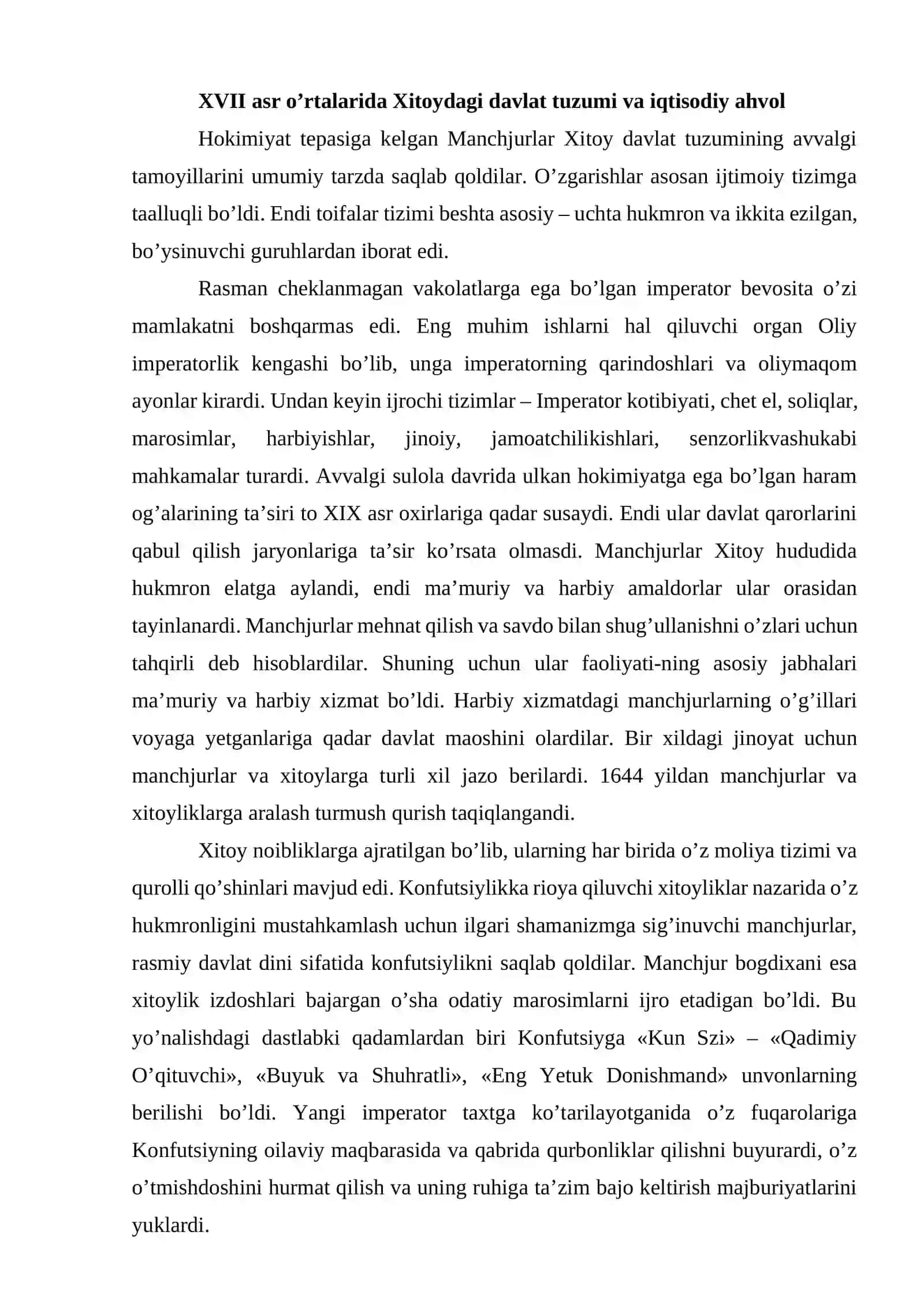 Xitoyning G'arb mamlakatlari uchun yarimmustamlakaga aylanish 3