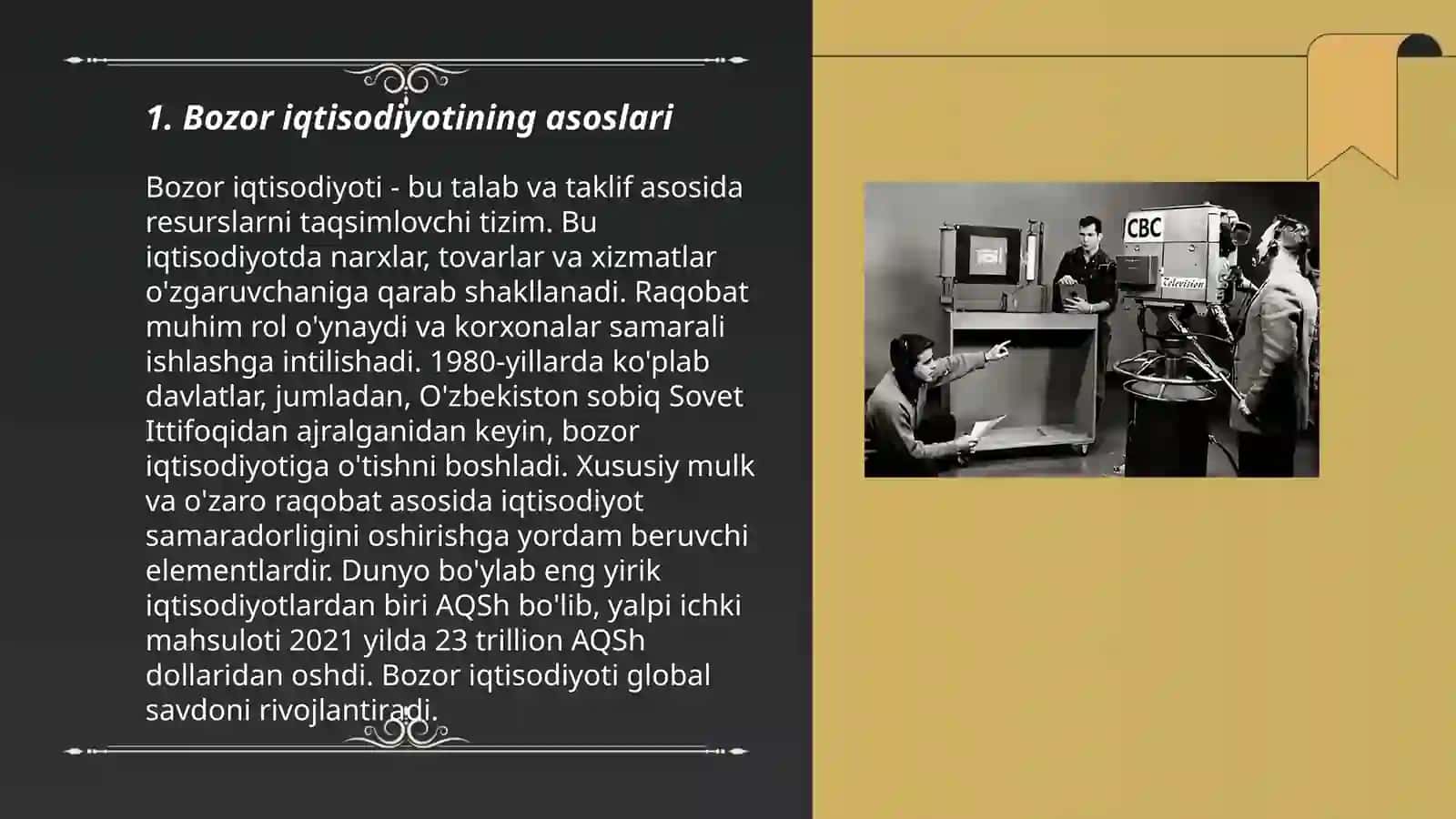 Bozor iqtisodiyotining asoslari 3