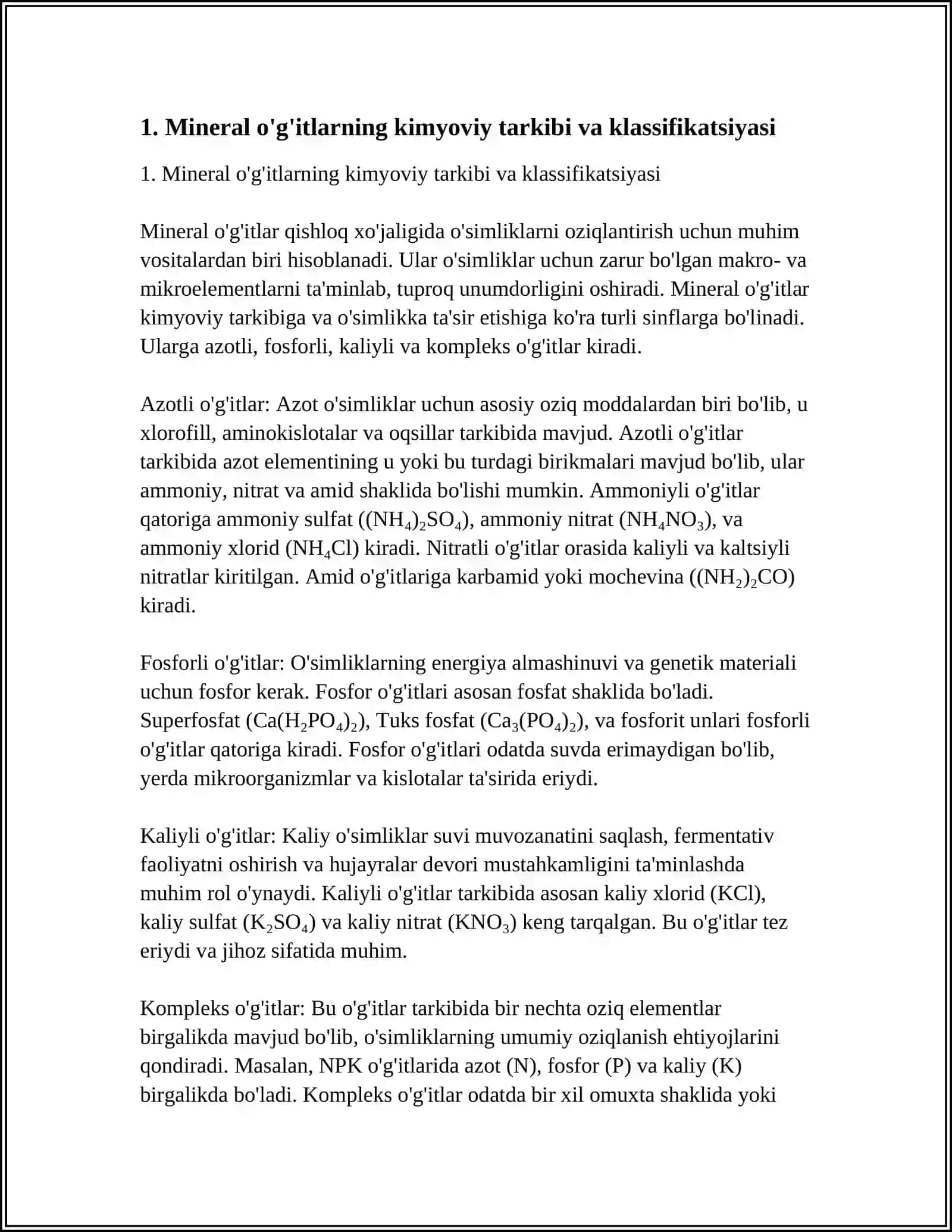 MINERAL ÓGITLARNIG FIZIK KIMYOVIY XOSSALARI 3