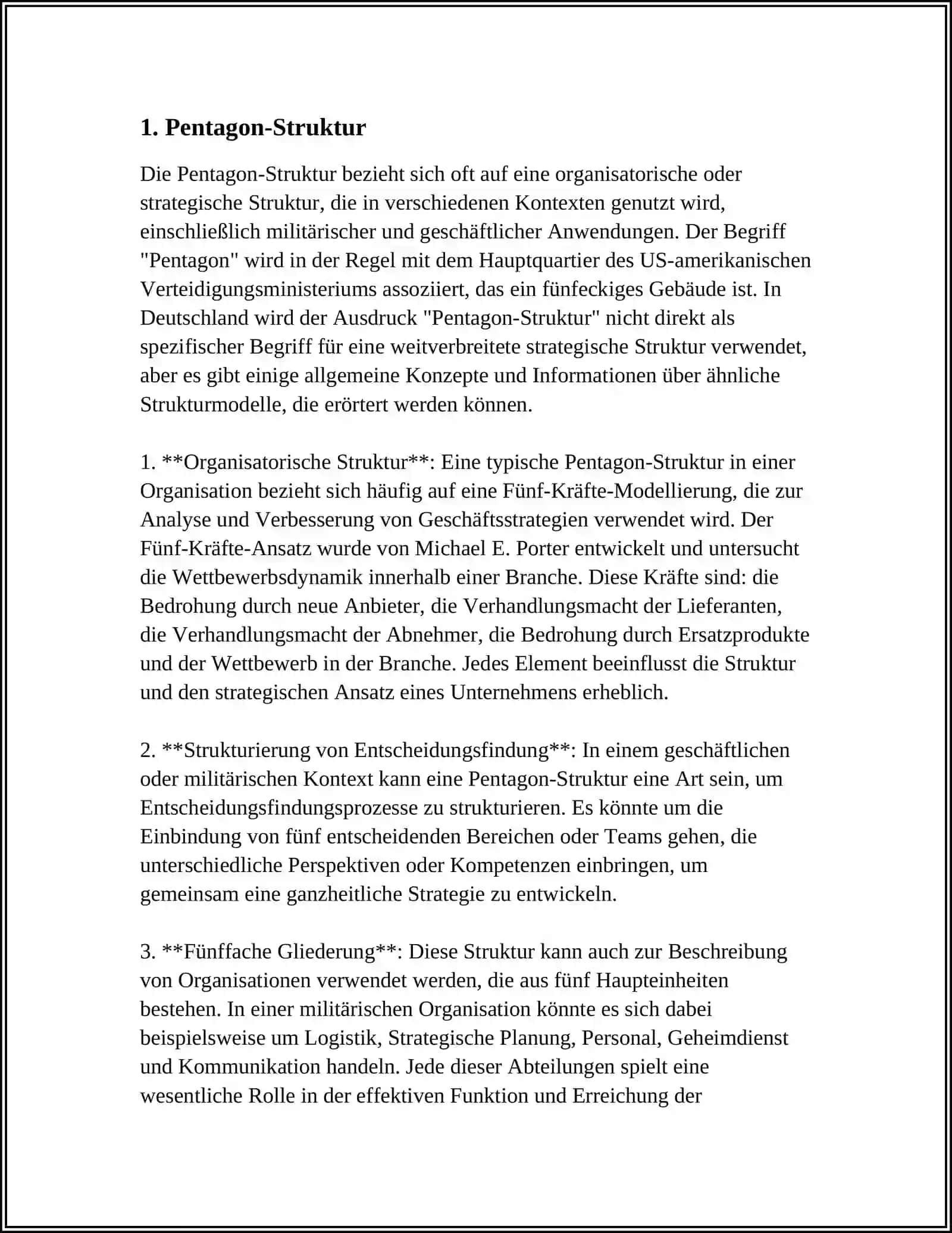 Pentagon Struktur 3