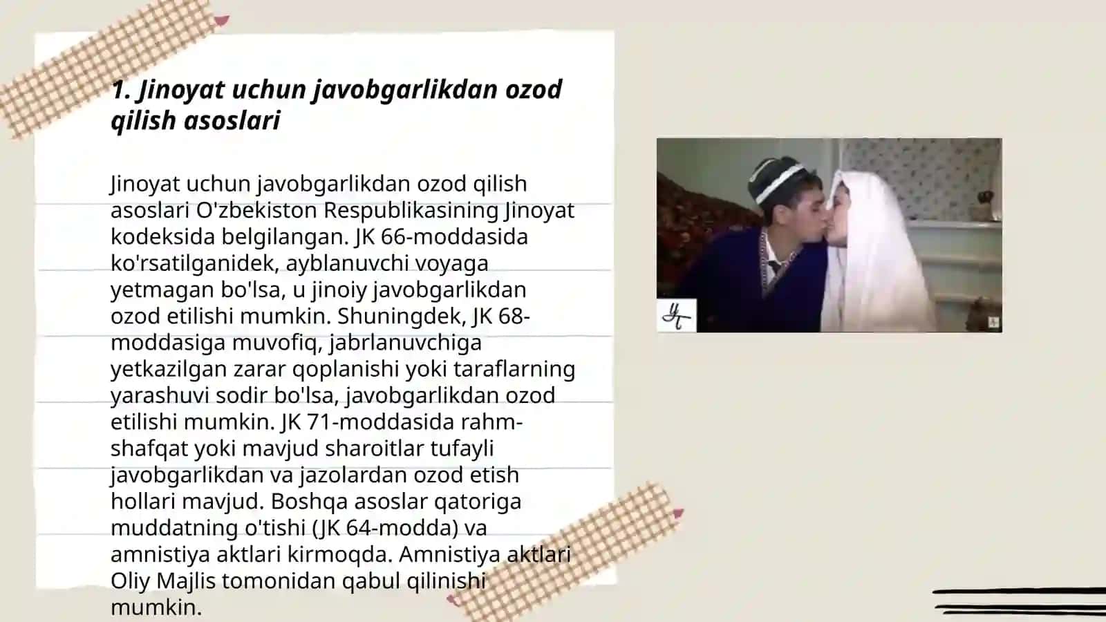 Jinoyat uchun javobgarlikdan ozod qilish asoslari 3