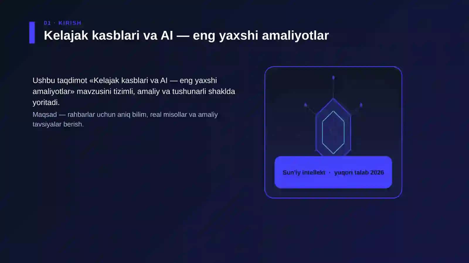 Kelajak kasblari va AI — eng yaxshi amaliyotlar 3