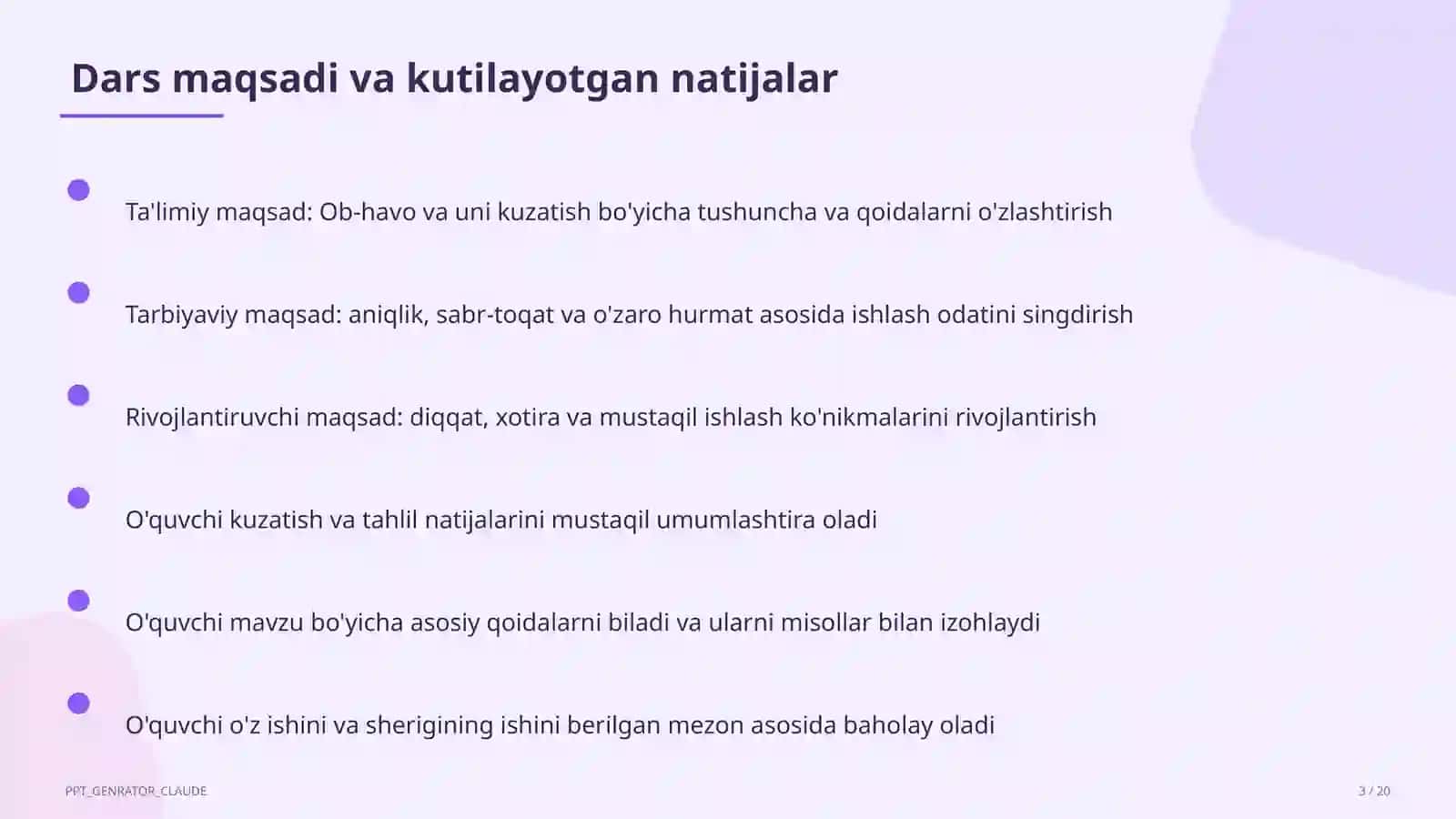 Ob-havo va uni kuzatish (2-sinf) 3