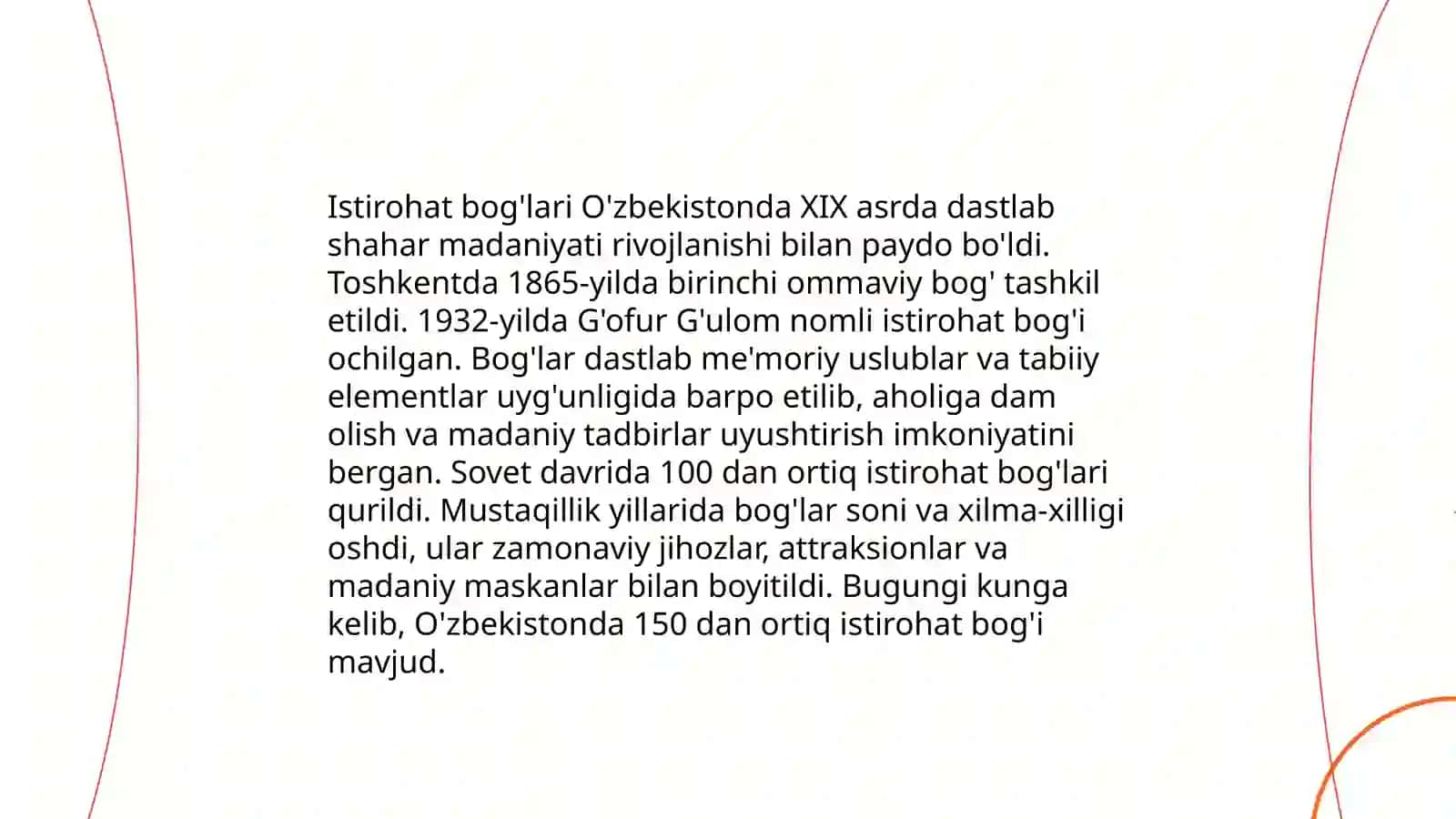 Istirohat bog'lari O'zbekistonda 3