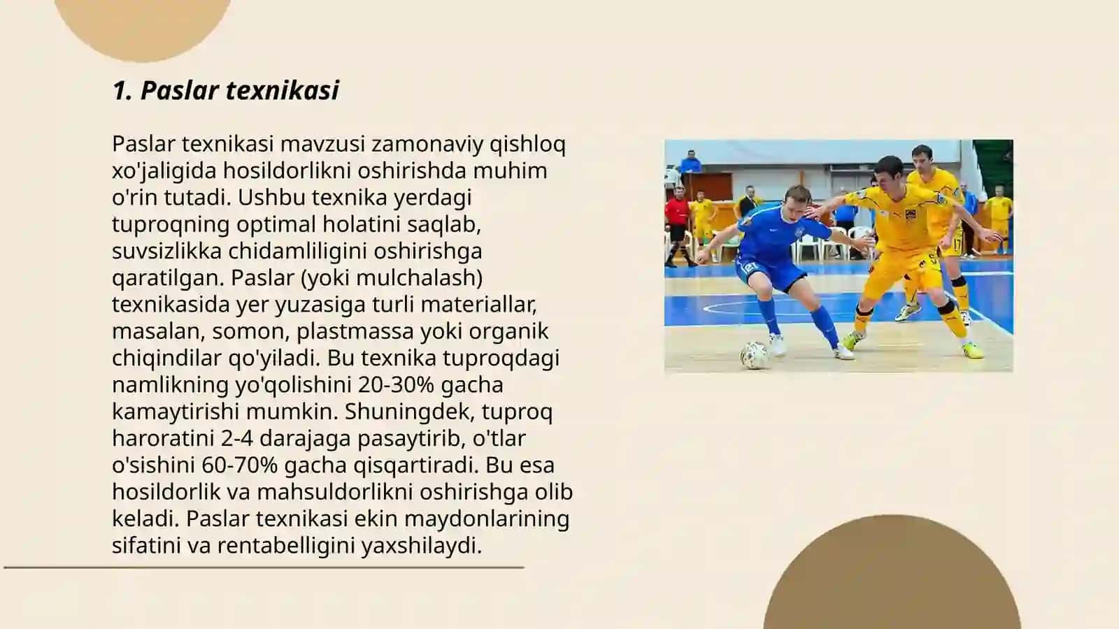 Paslar texnikasi 3