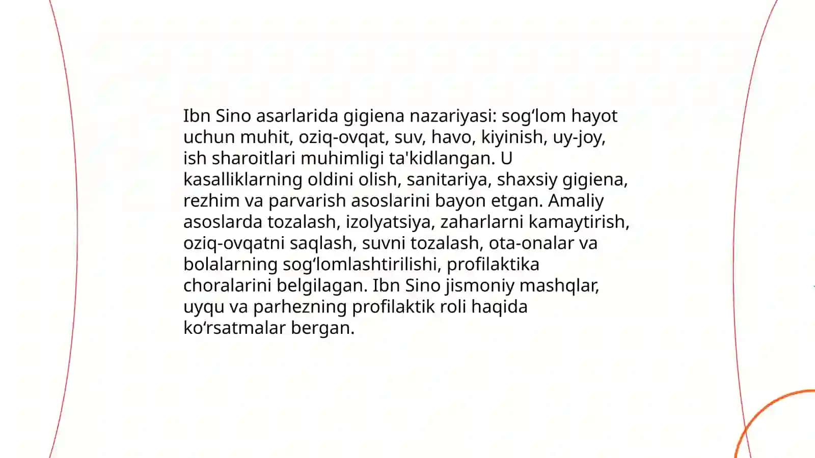 Ibn Sino asarlarida gigiena nazariyasi 3