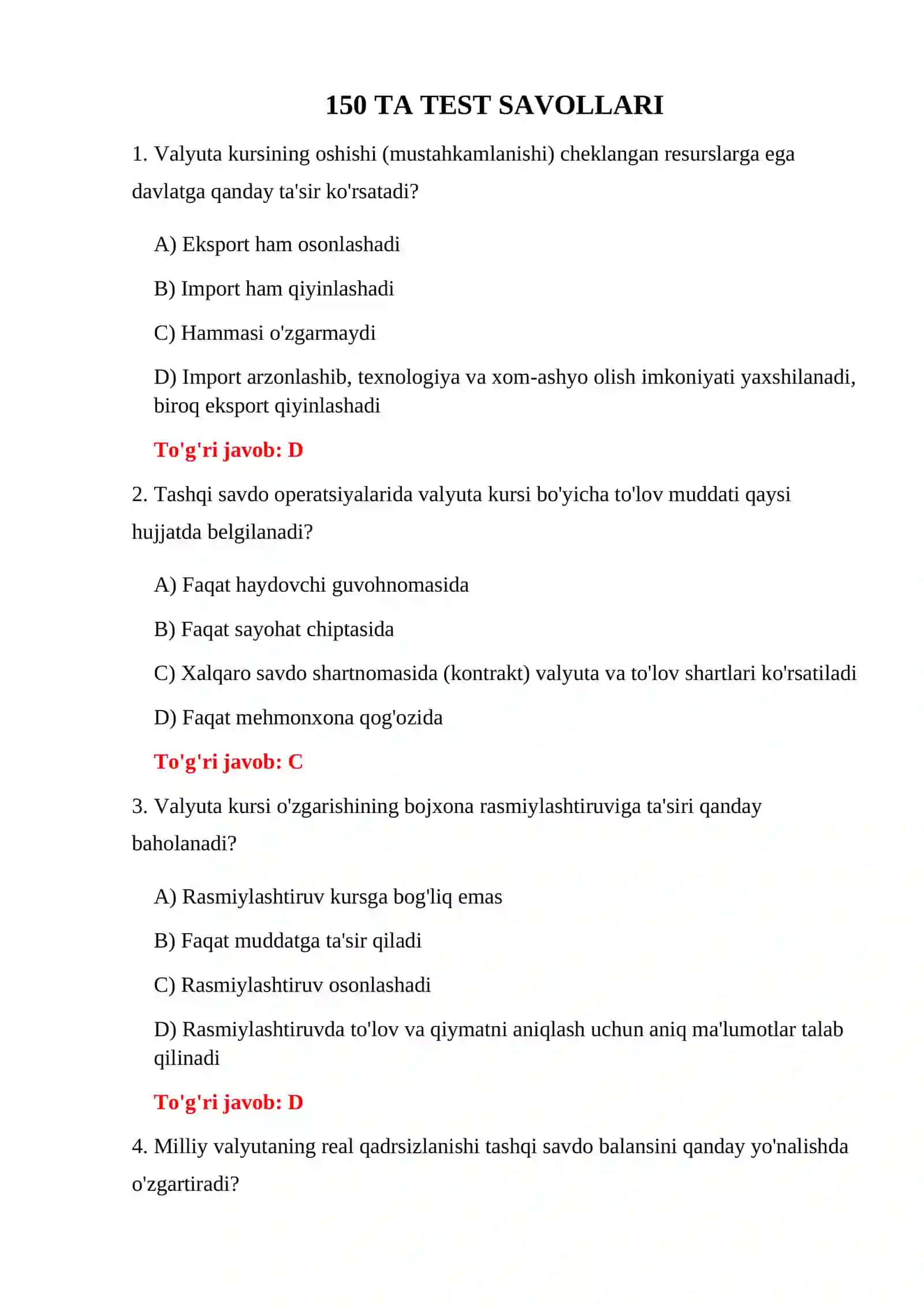 BOJXONA IQTISODIYOTI ASOSLARI 3