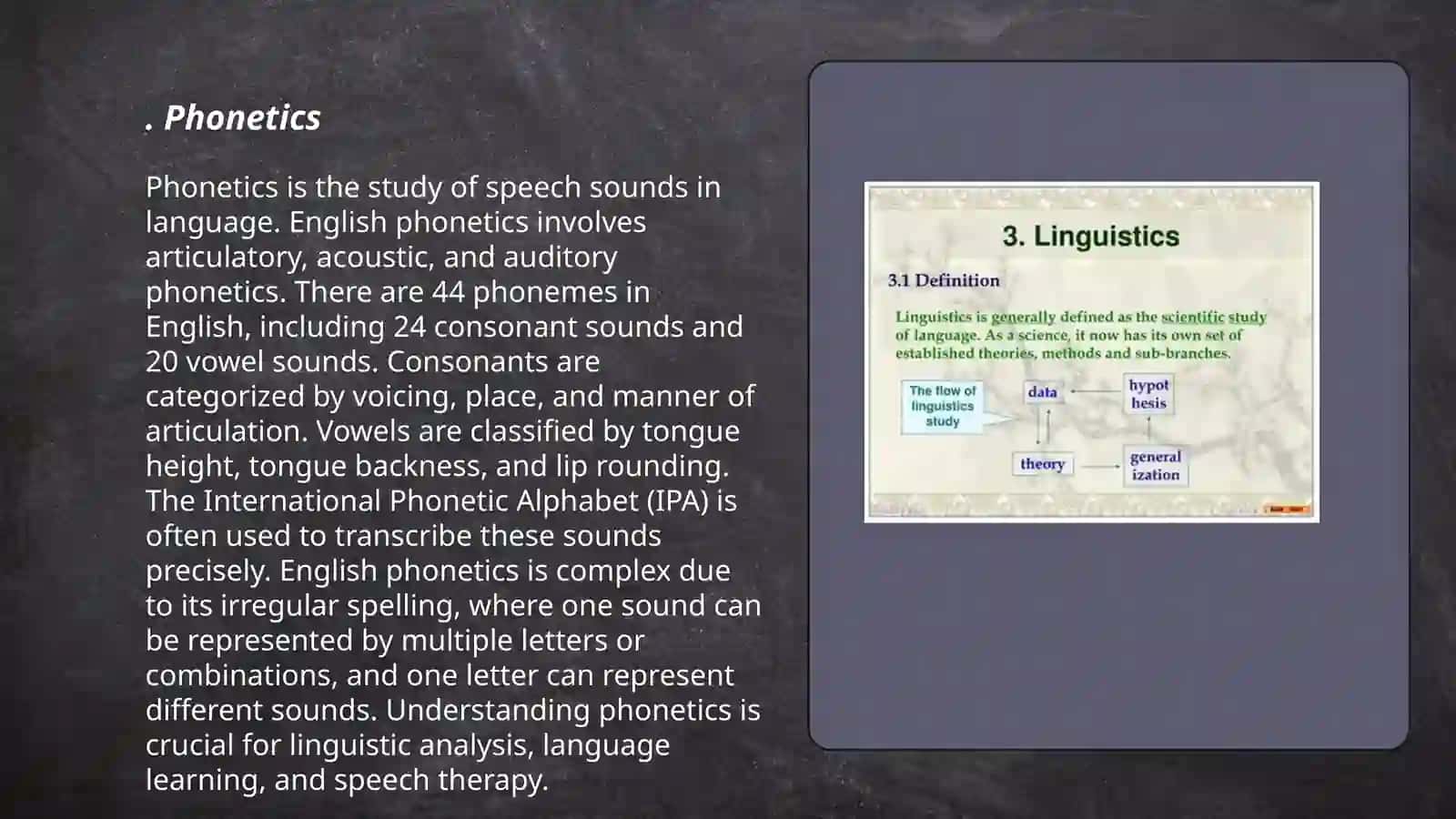 Phonetics 3