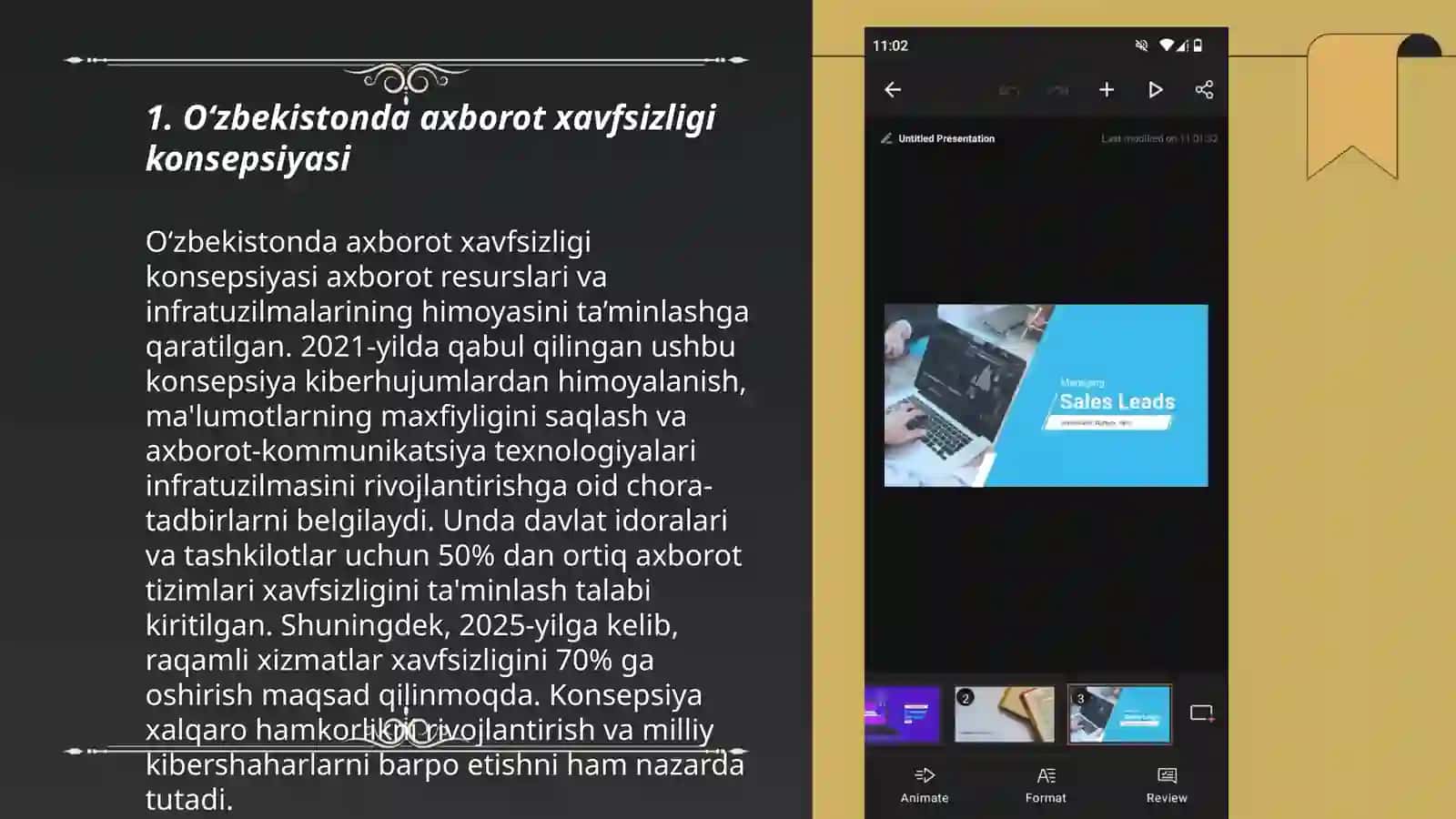 O'zbekistonda axborot xavfsizligining ma'naviy va huquqiy asoslari 3