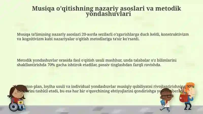 Musiqao‘qitish nazariyasi metodikasi va maktab repertuari kursi 3
