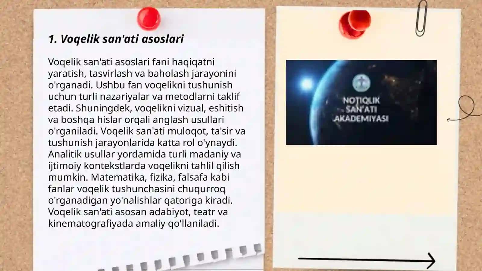 Voqelik san'ati asoslari 3