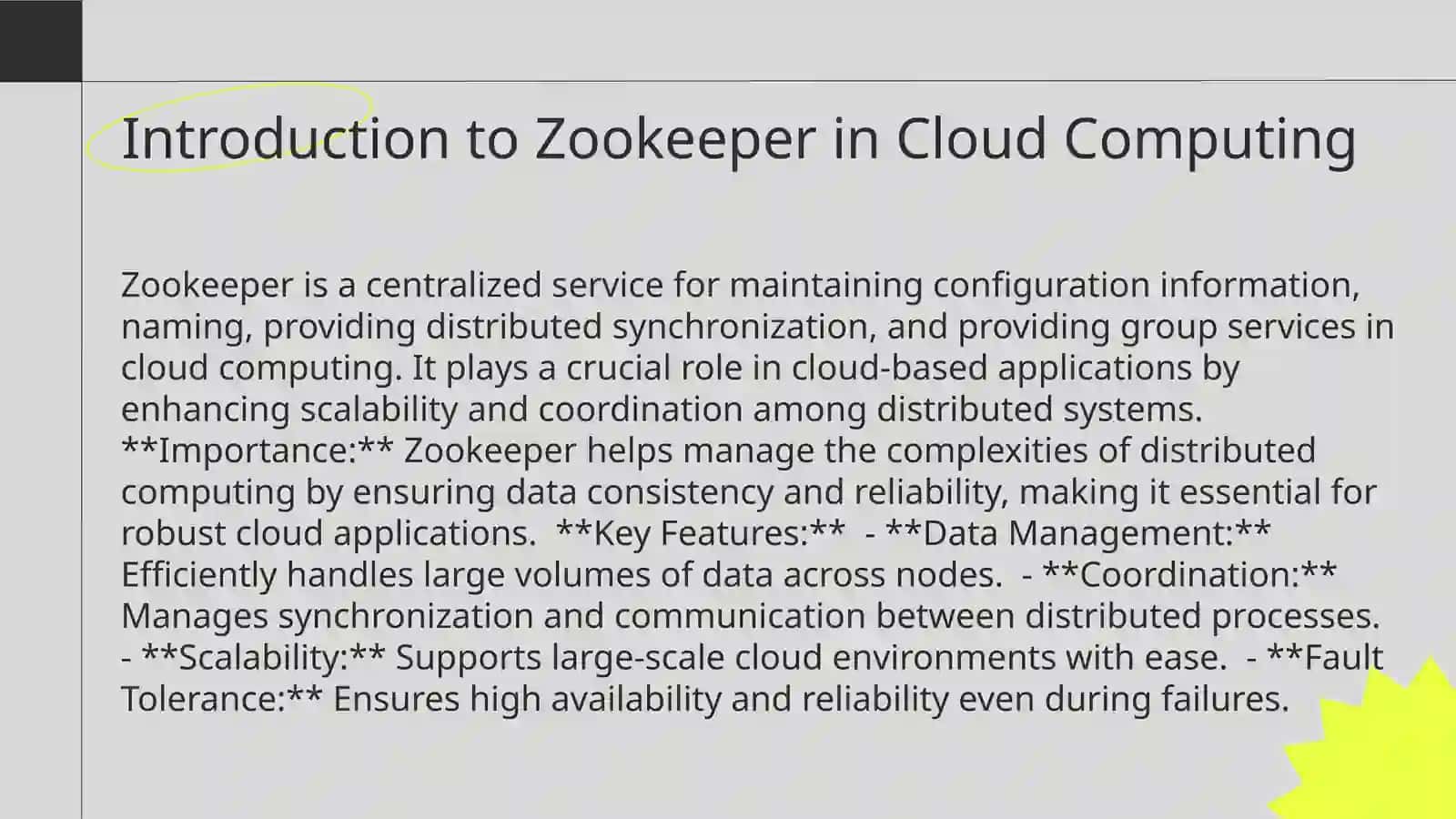 Zookeeper in cloud computing 3