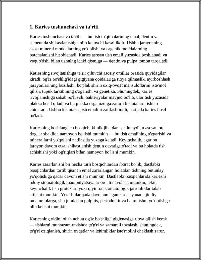 KARIES 3