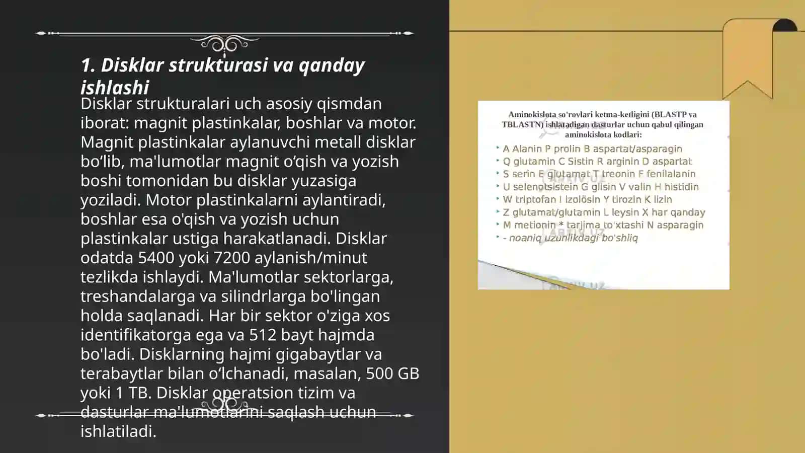 Disklar strukturasi va qanday ishlashi 3