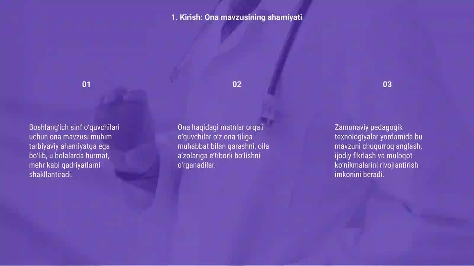 Ona mavzusining ahamiyati 3