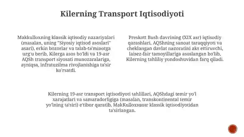 Kilerning Iqtisodiy Nuqtai Nazarlari 3