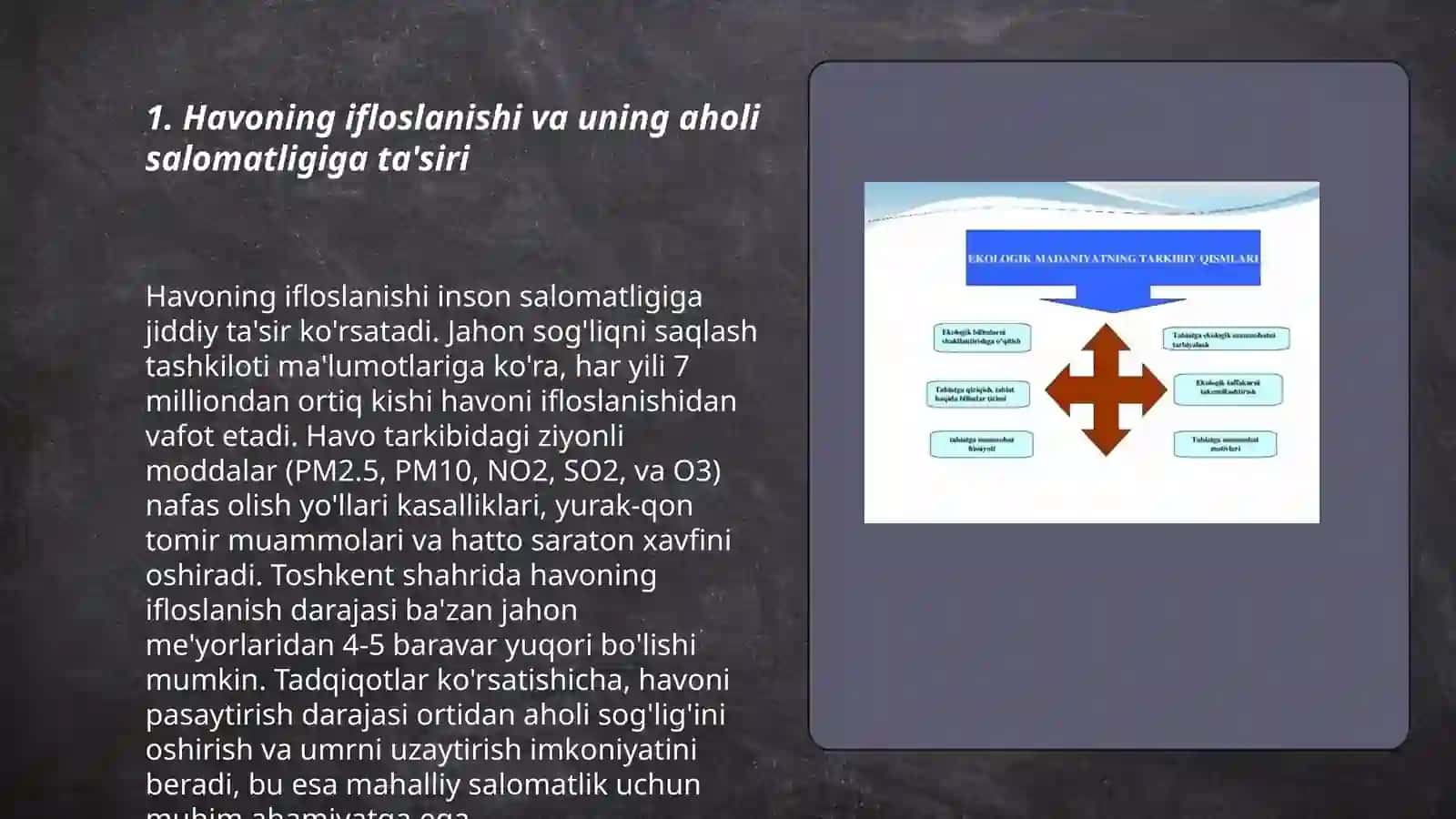 Sanoatlashgan hududlar aholisining ekologik onggi va madaniyati 3