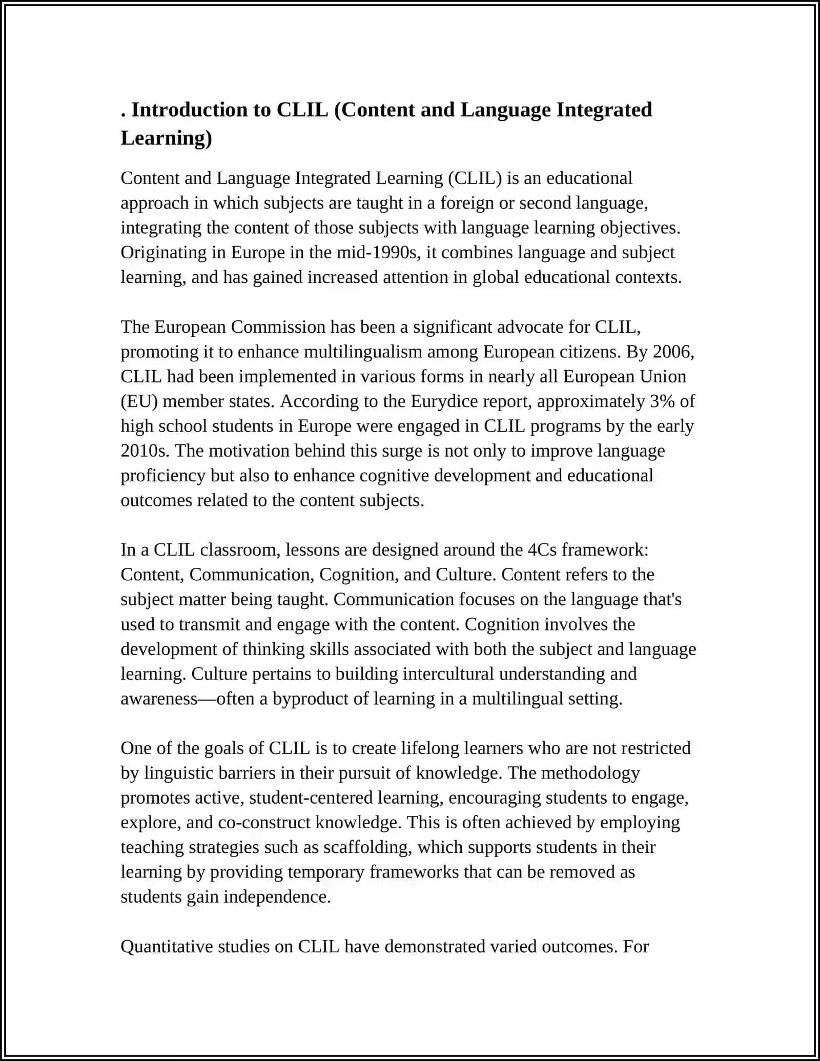 CONTENT AND LANGUAGE INTEGRATED TEACHING 3