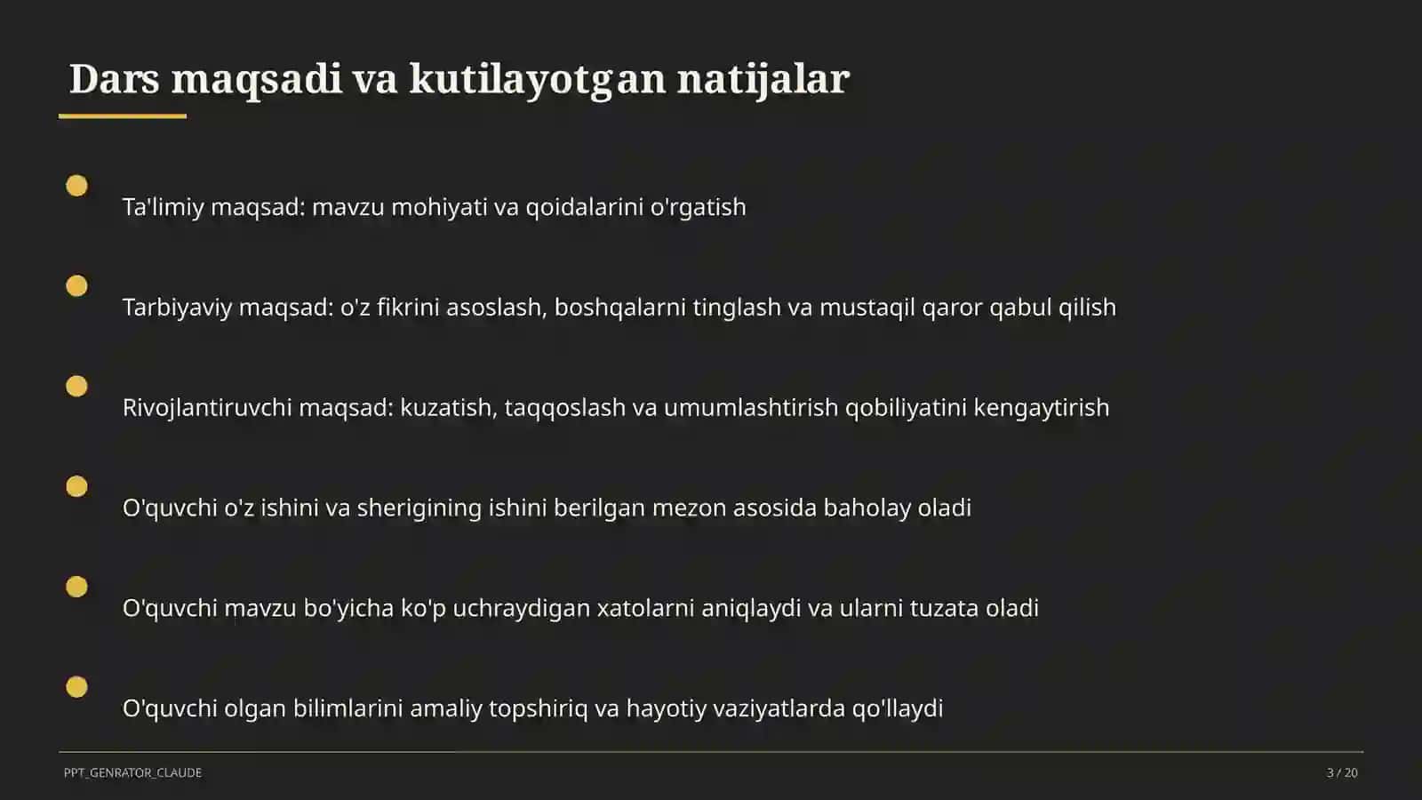 Yog'ochga ishlov berish asoslari (5-sinf) 3