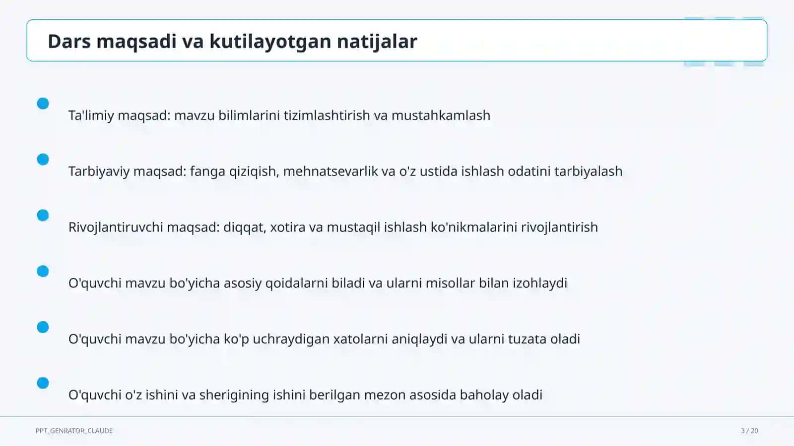 Investitsiya va qimmatli qog'ozlar (11-sinf) 3