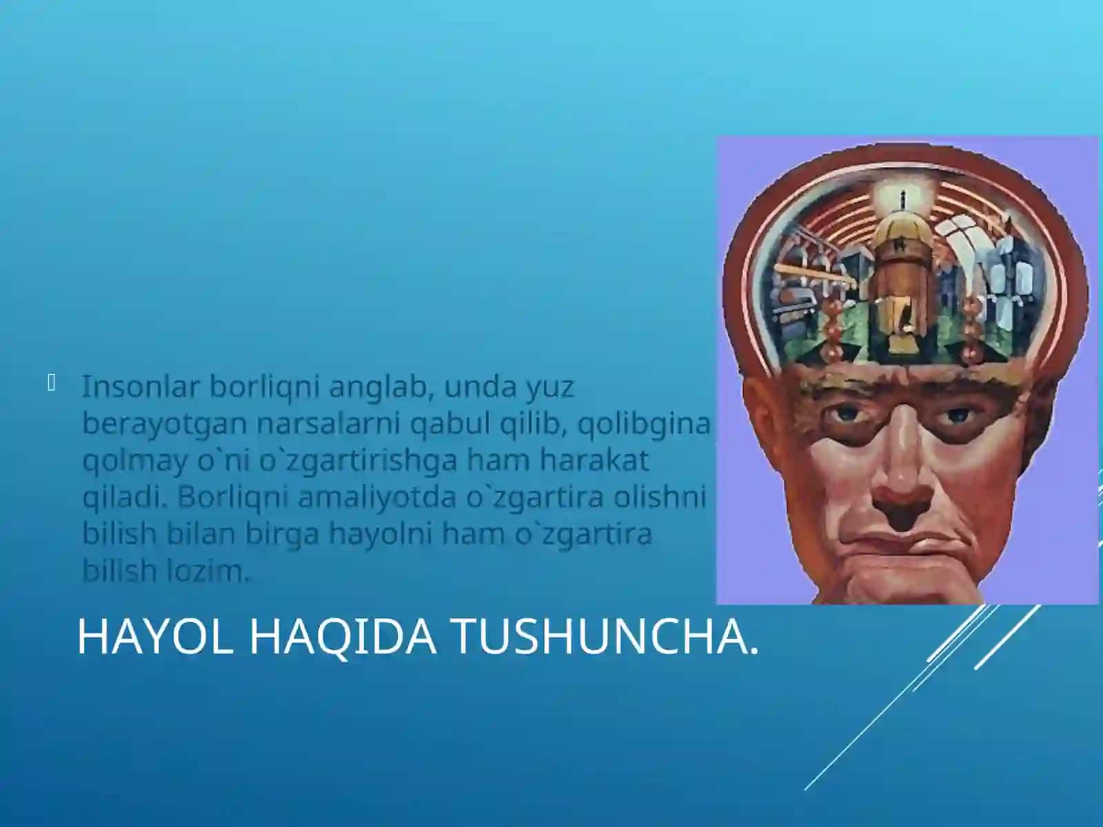 HAYOL HAQIDA TUSHUNCHA 3