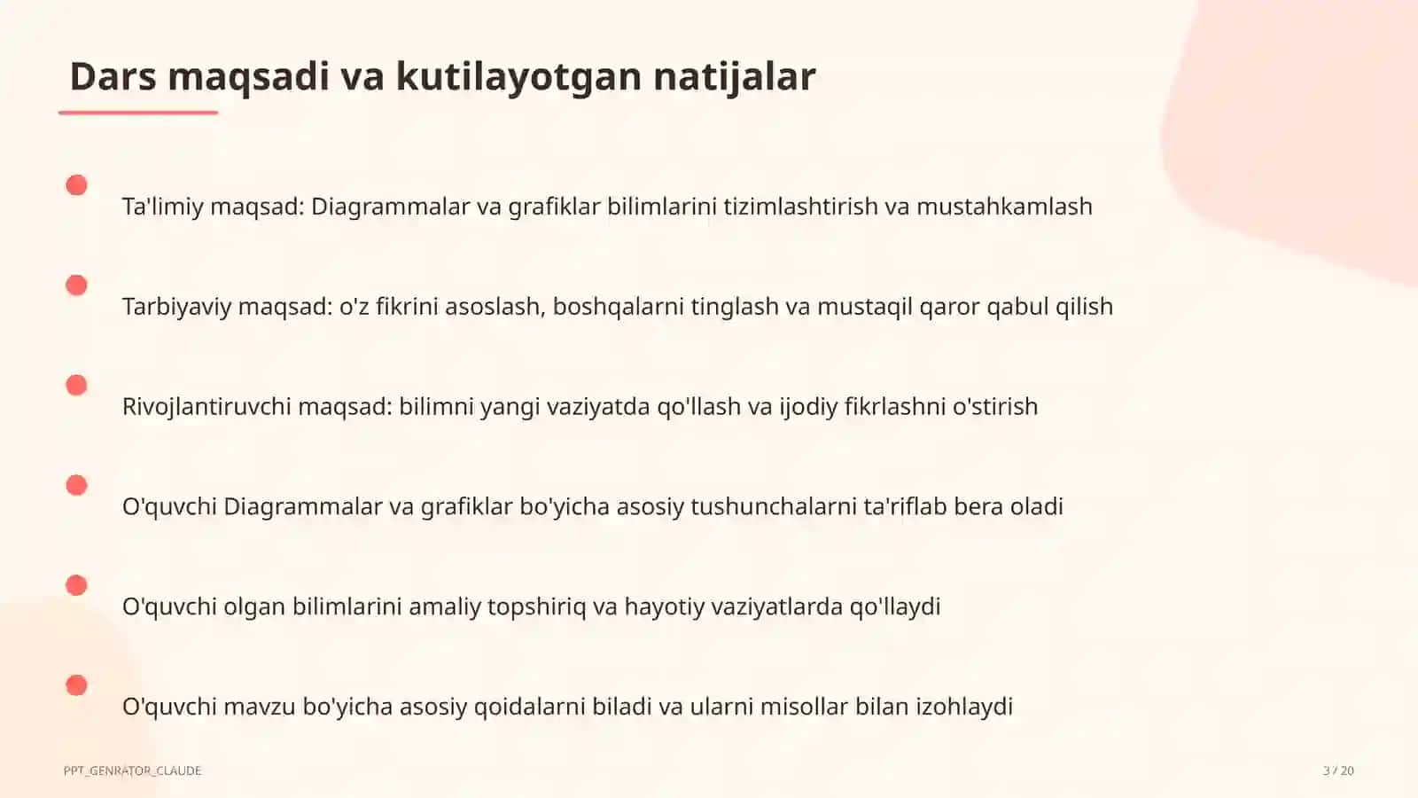 Diagrammalar va grafiklar (6-sinf) 3