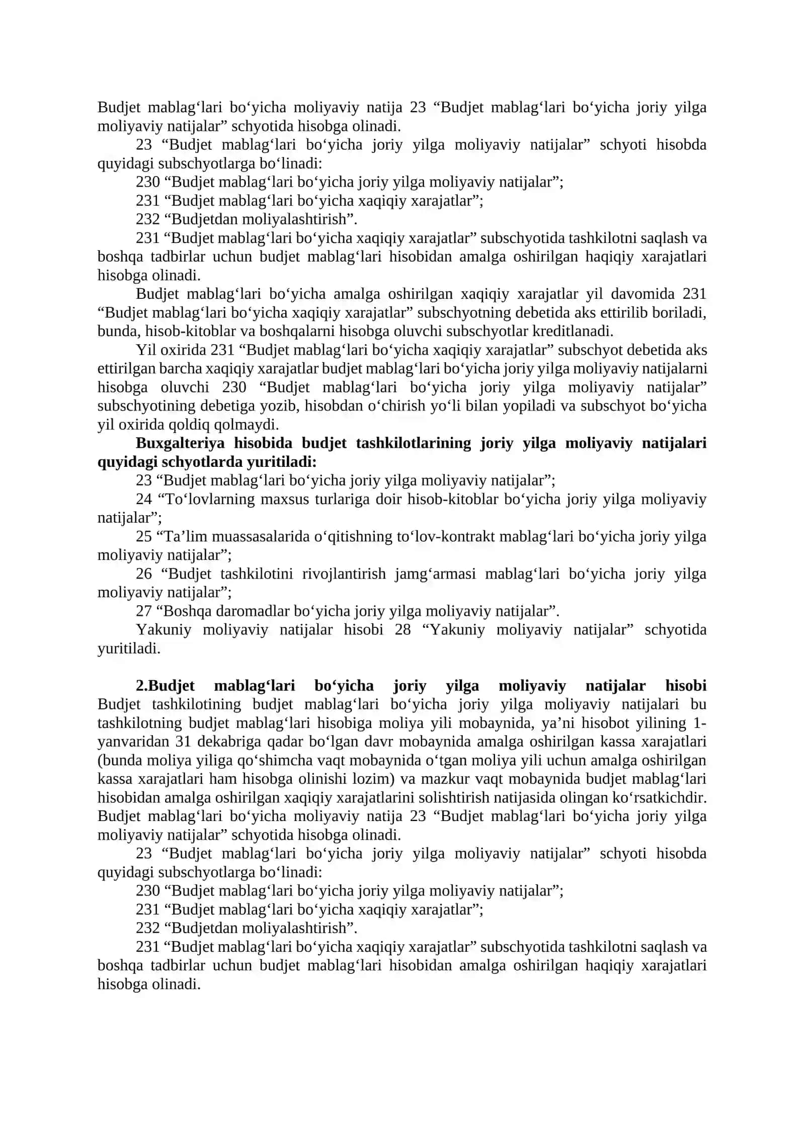 Byudjet TASHKILOTLARIDA MOLIYAVIY NATIJALAR HISOBI 3