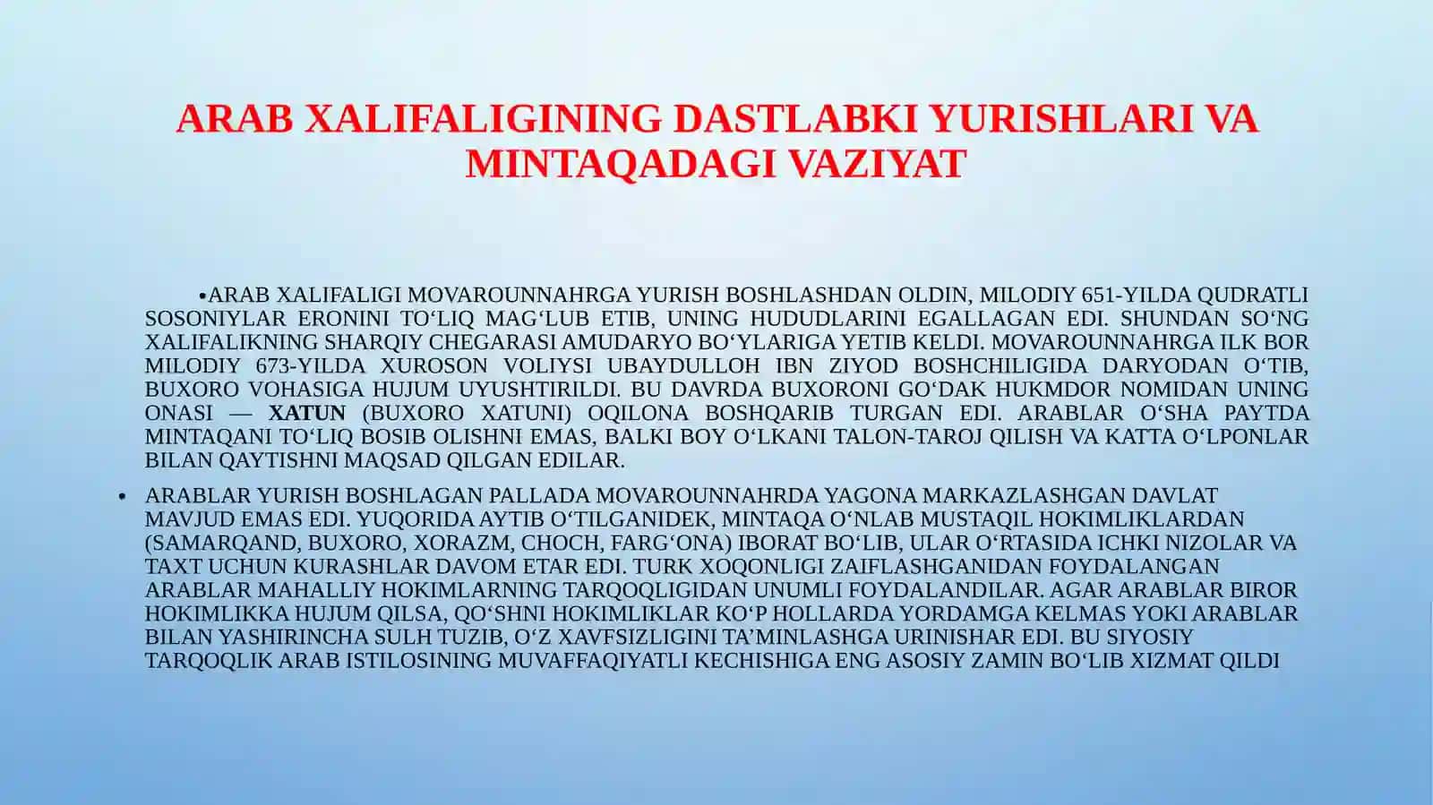 ARAB XALIFALIGINING MOVAROUNNAHRNI ZABT ETISHI: URUSHLAR, STRATEGIYALAR VA TARIXIY OQIBATLAR 3