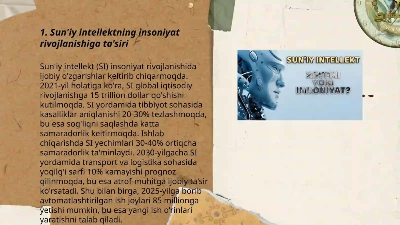 Insoniyat va sun'iy intllekt 3