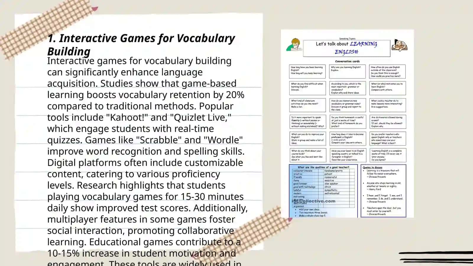 Practical tips for teaching vocabulary to young learners 3