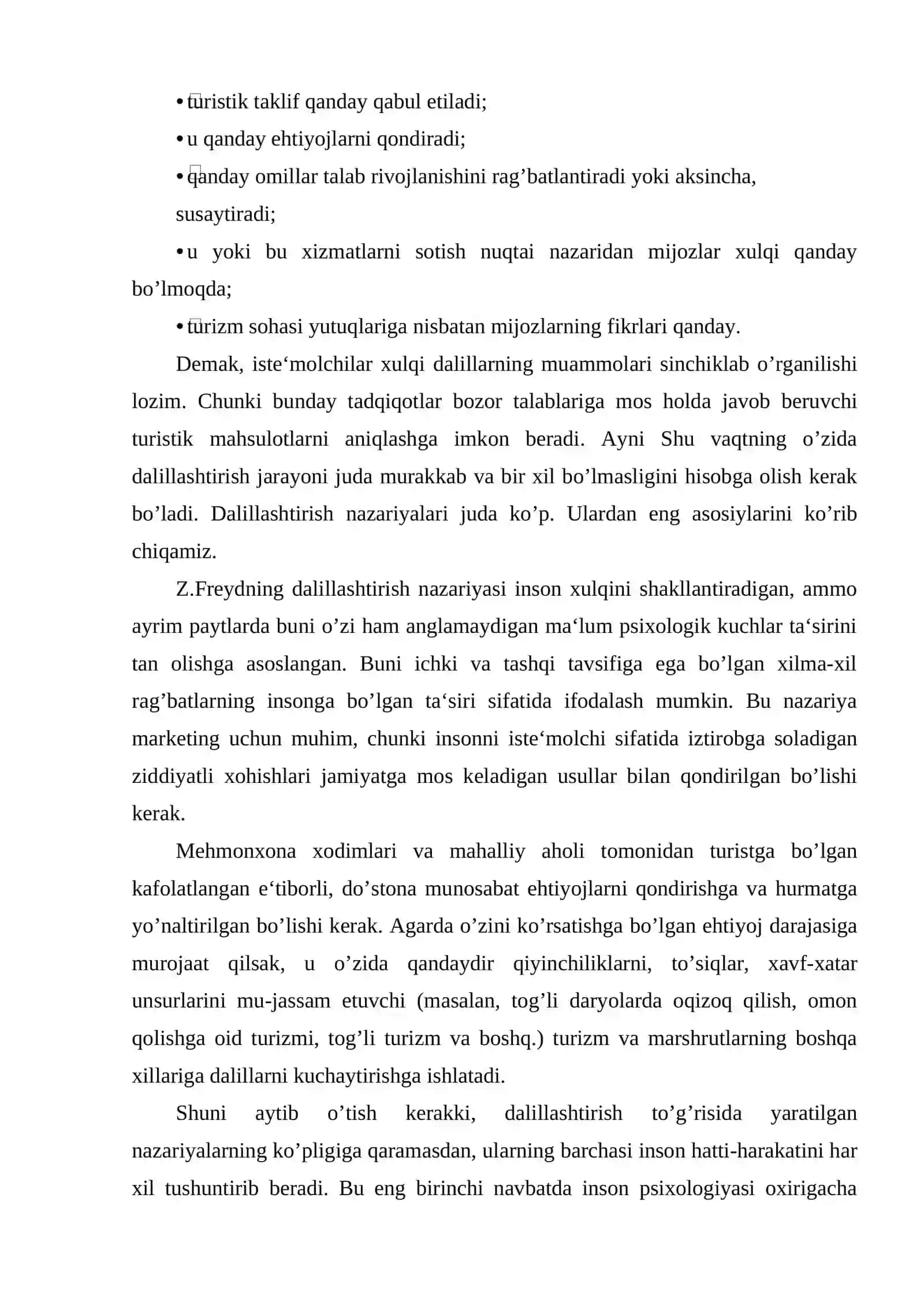 Turizm xizmatlar bozori tarkibi 3