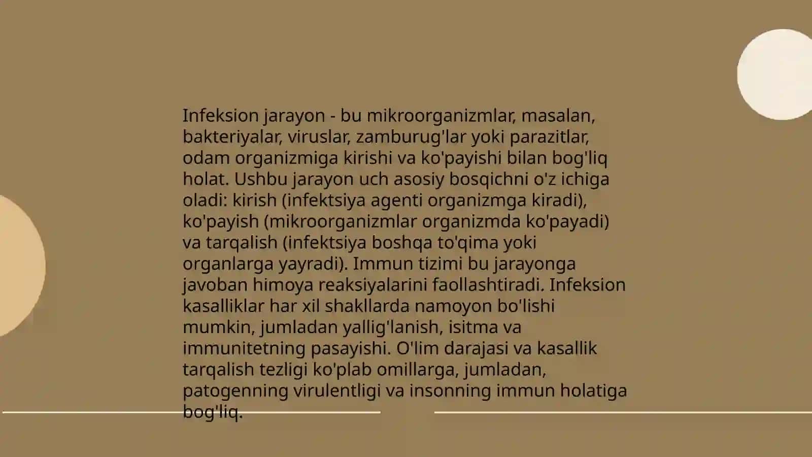 Umumiy infeksion jarayon haqida tushuncha 3
