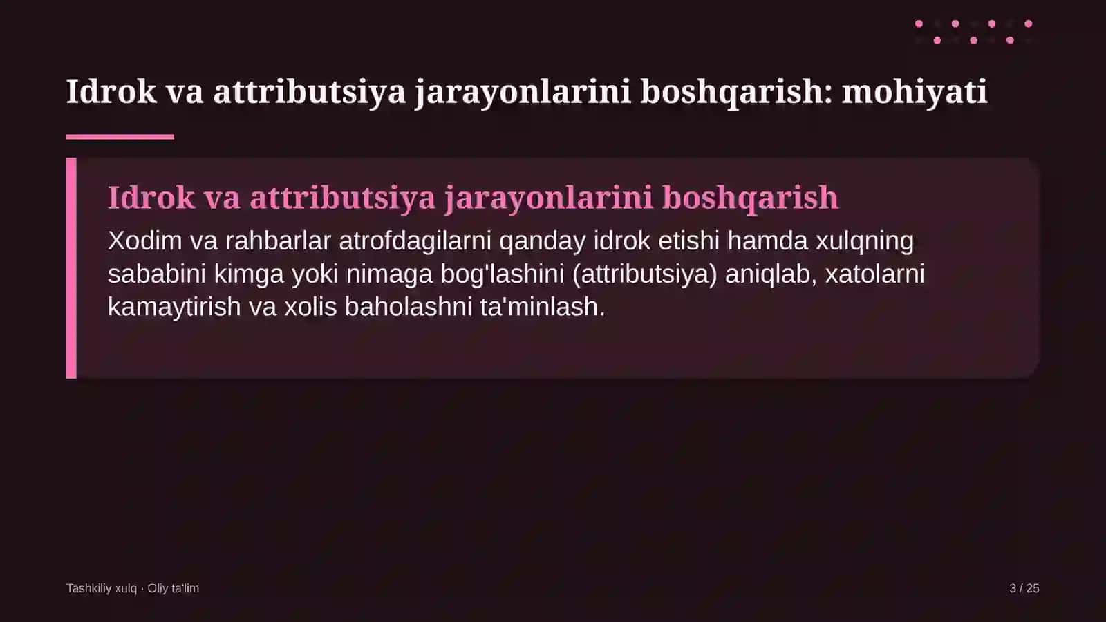 Developerlik kompaniyalarida idrok va attributsiya jarayonlarini boshqarish 3