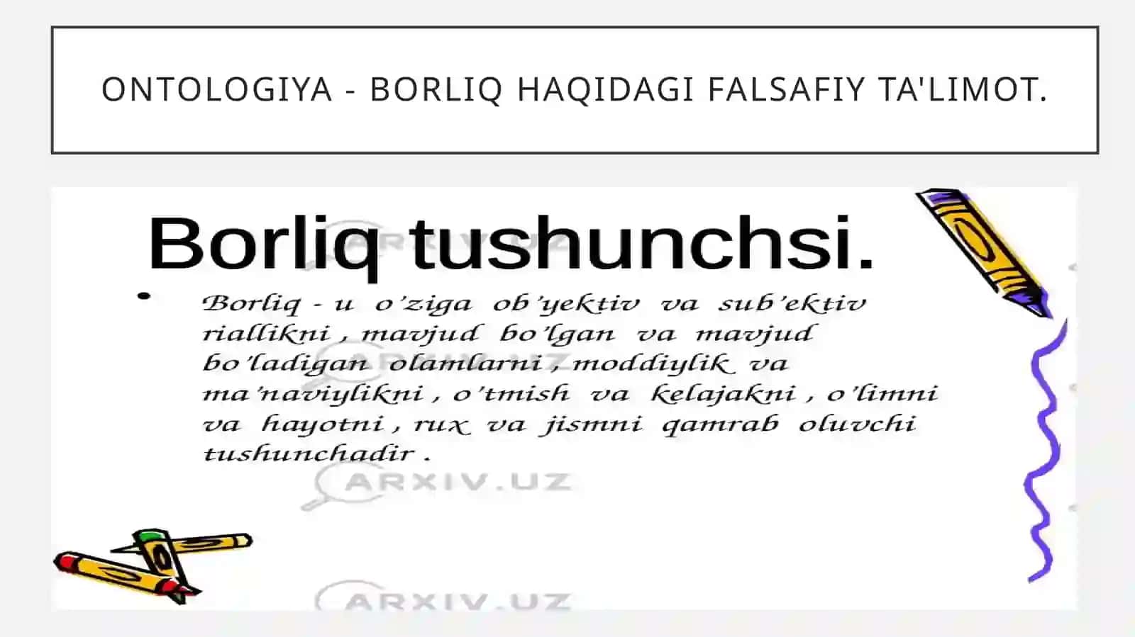 Ontologiya, gnosologiya va ong falsafasi.Ong va tilni bo‘lg‘usi pedagoglarda tutgan o‘rni 3