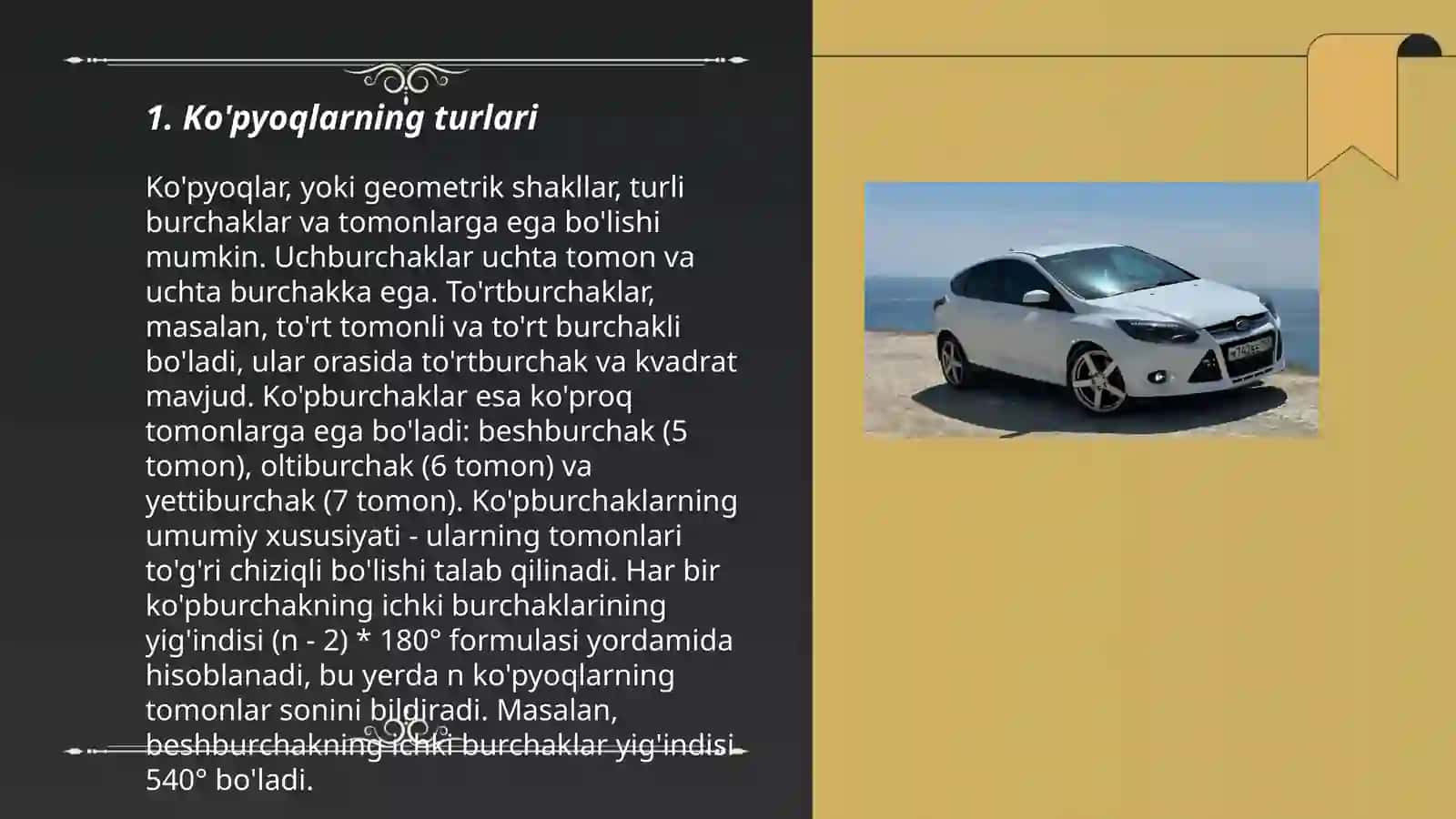 Ko'pyoqlarning tengdoshligi 3