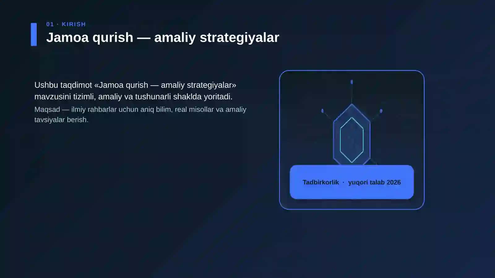 Jamoa qurish — amaliy strategiyalar 3