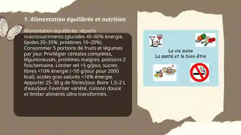 Alimentation équilibrée et nutrition 3