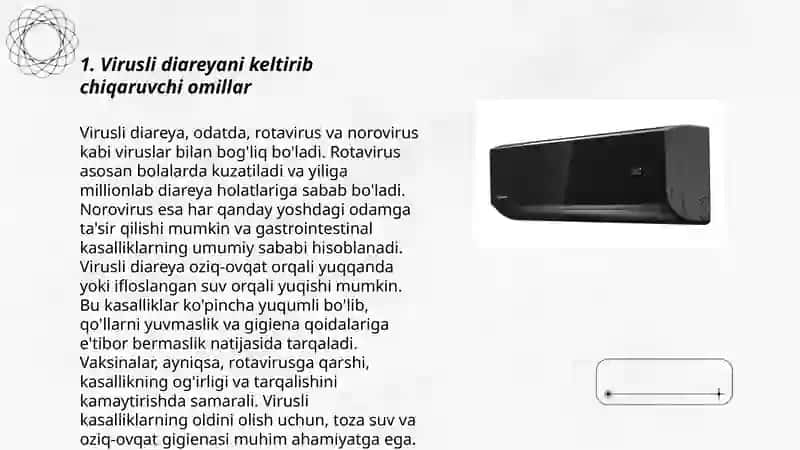 Virusli diareya. Vabo 3
