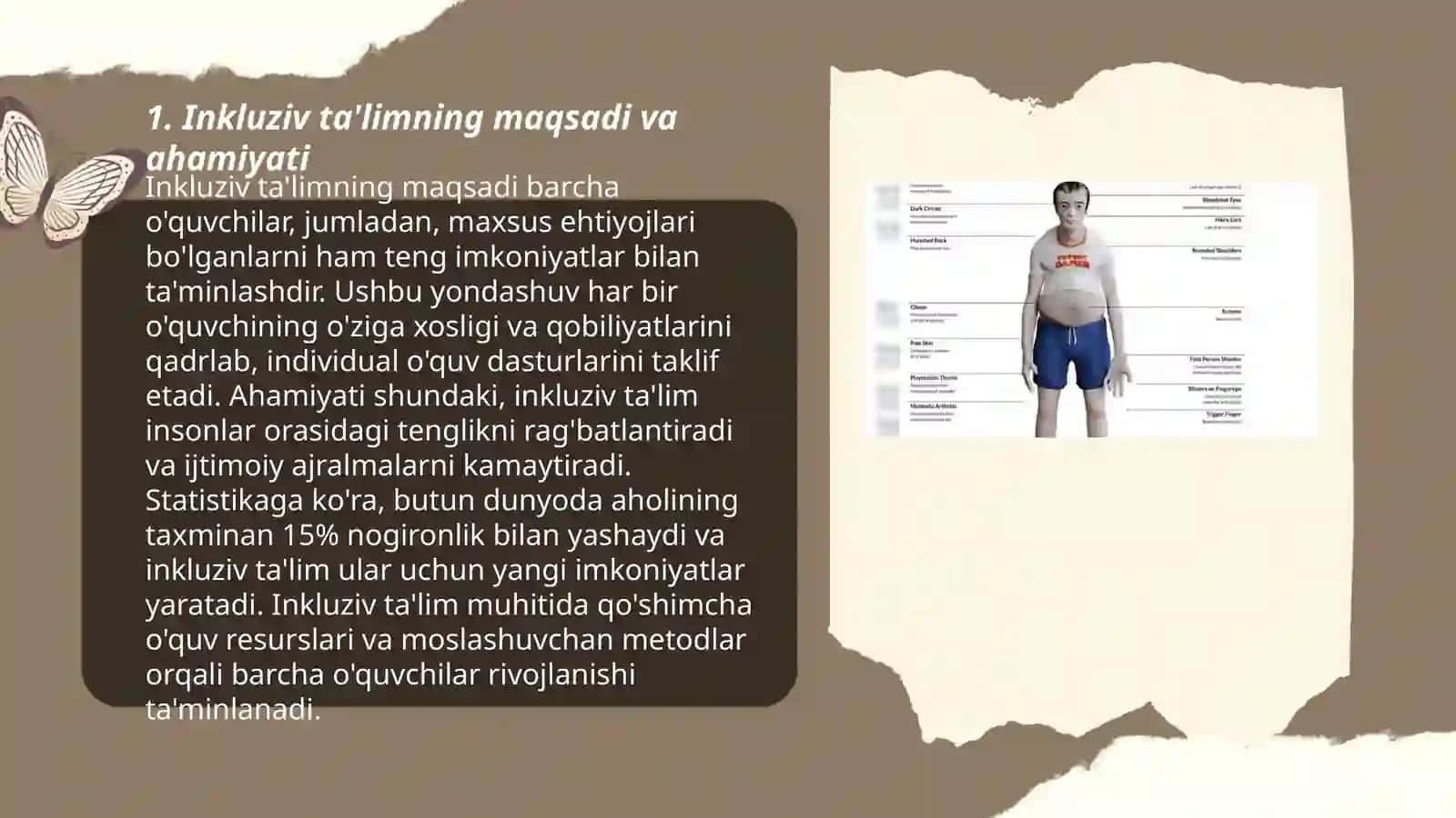 Inklyuziv ta'limni amalga oshirish jarayoni alohida yordamga muhtoj bolaning shaxsini rivojlantirishning xususiyatlari 3