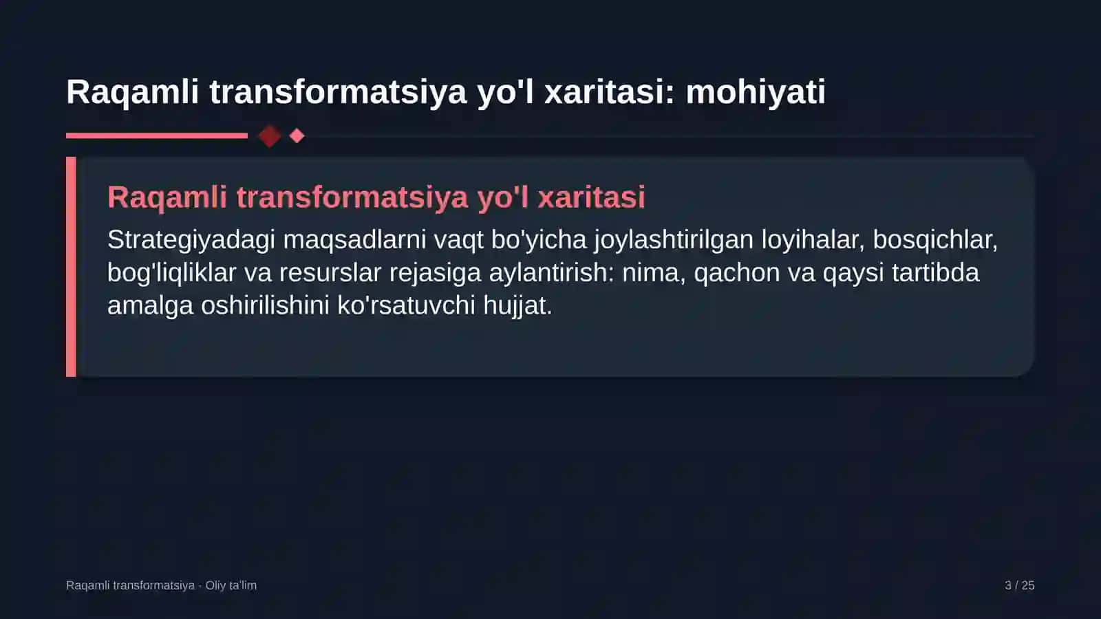 Televideniyeda raqamli transformatsiya yo'l xaritasini tuzish 3